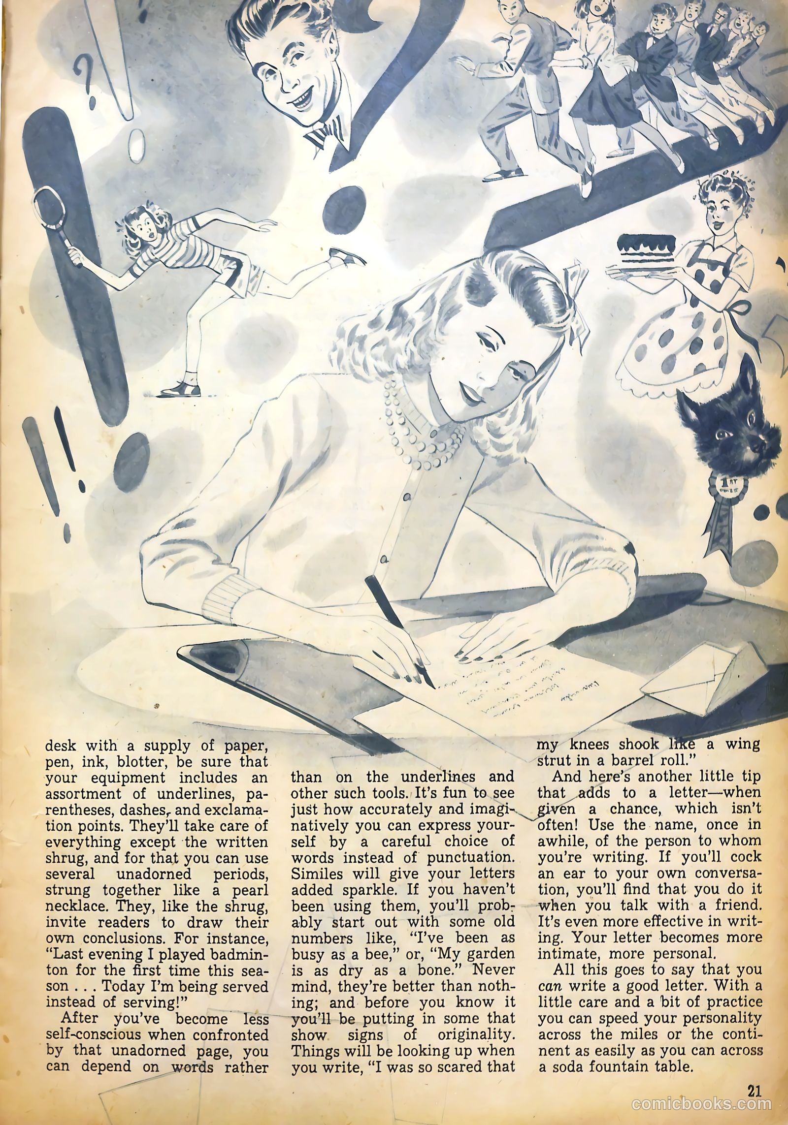 Calling All Girls #7 (1942) — page 21 of 60