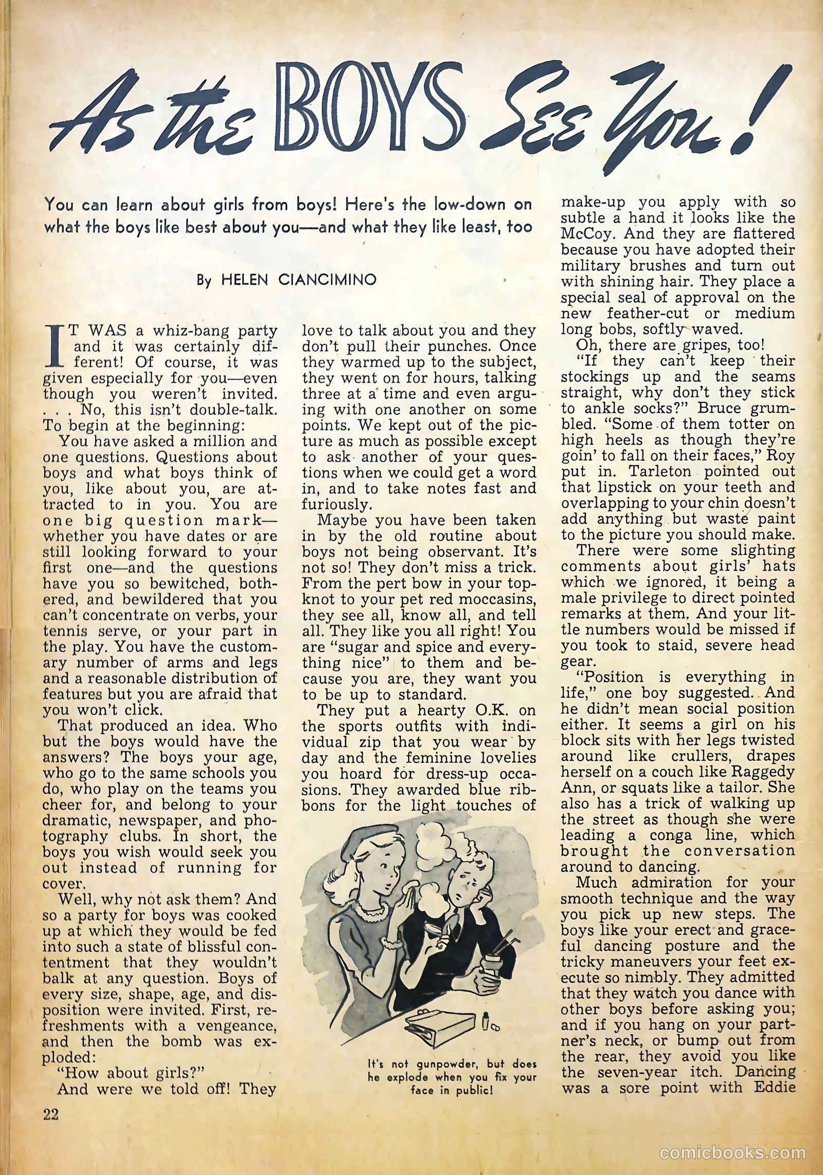 Calling All Girls #7 (1942) — page 22 of 60