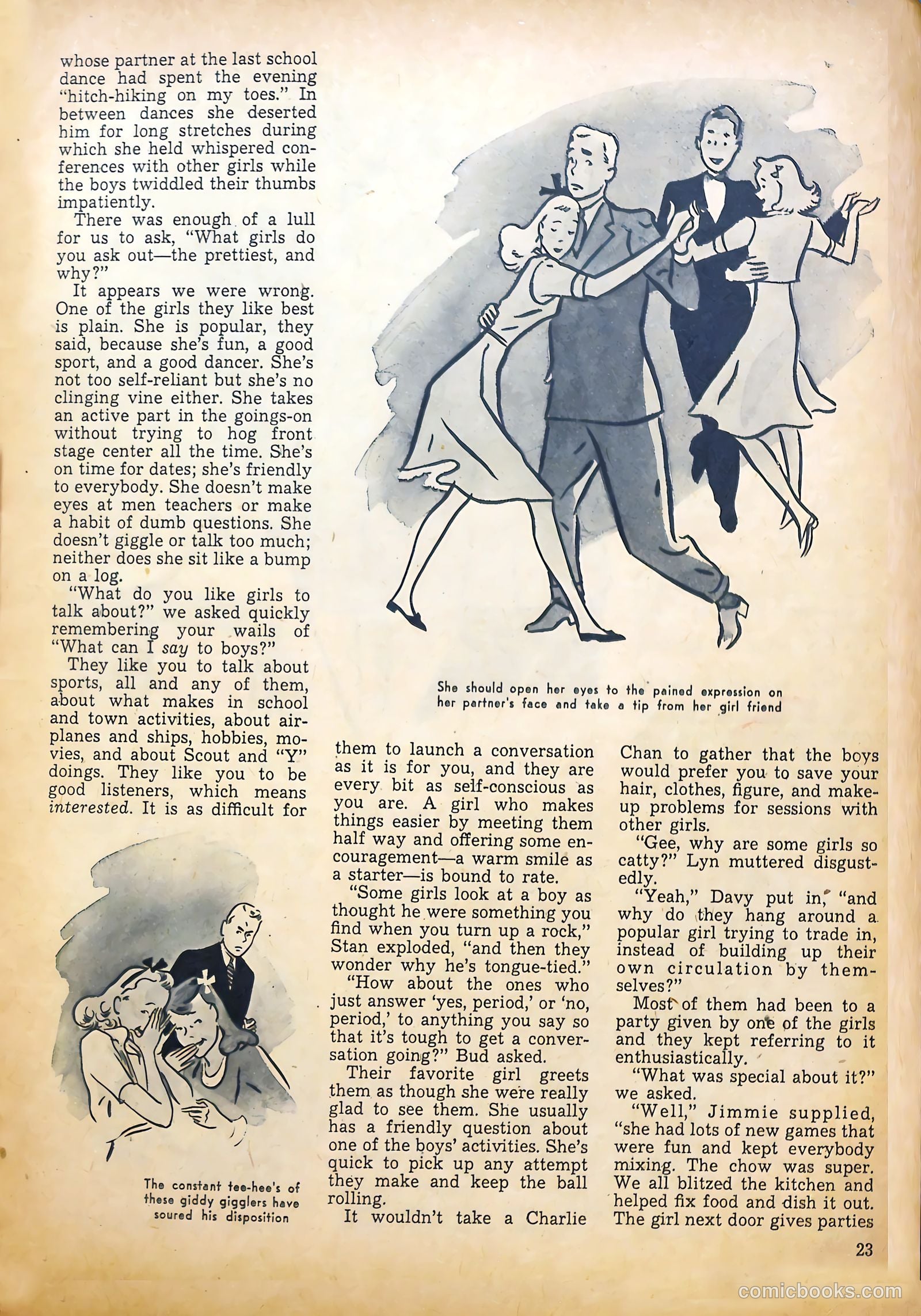 Calling All Girls #7 (1942) — page 23 of 60