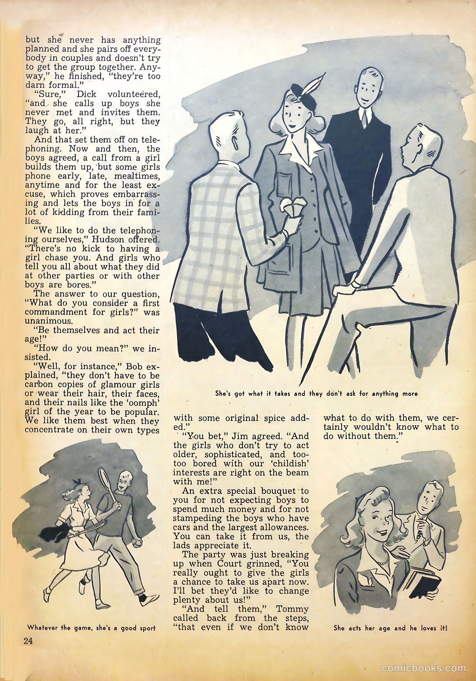Calling All Girls #7 (1942) — page 24 of 60