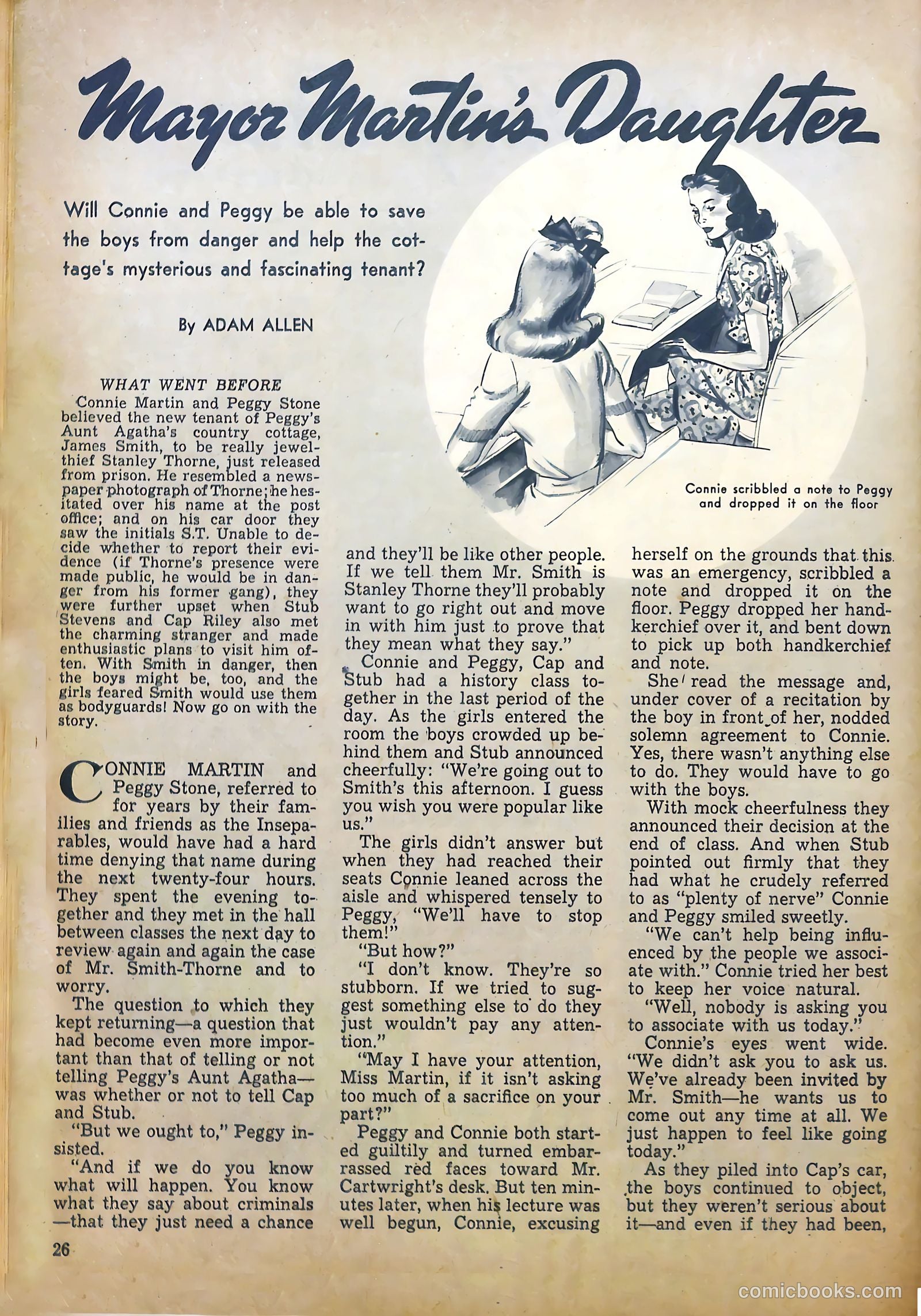 Calling All Girls #7 (1942) — page 26 of 60