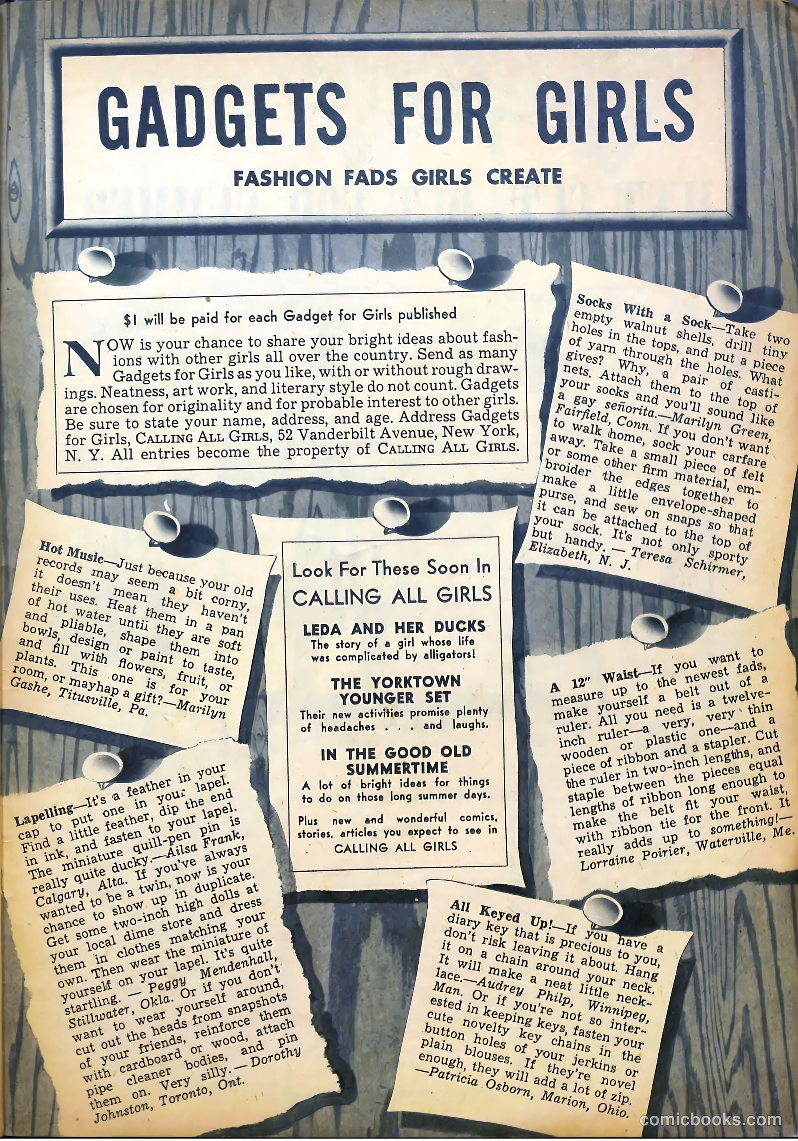 Calling All Girls #7 (1942) — page 41 of 60