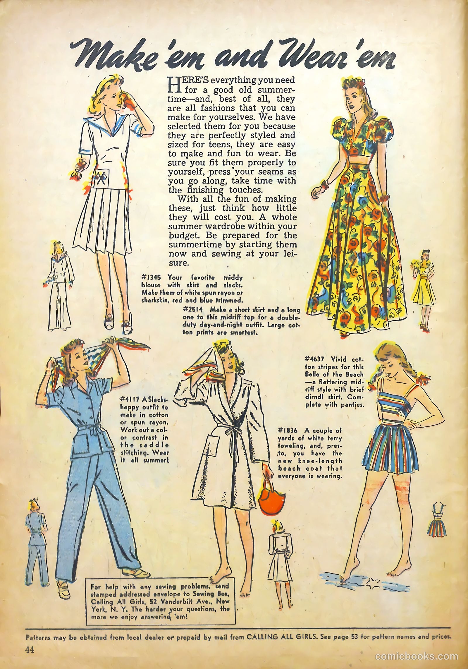 Calling All Girls #7 (1942) — page 44 of 60