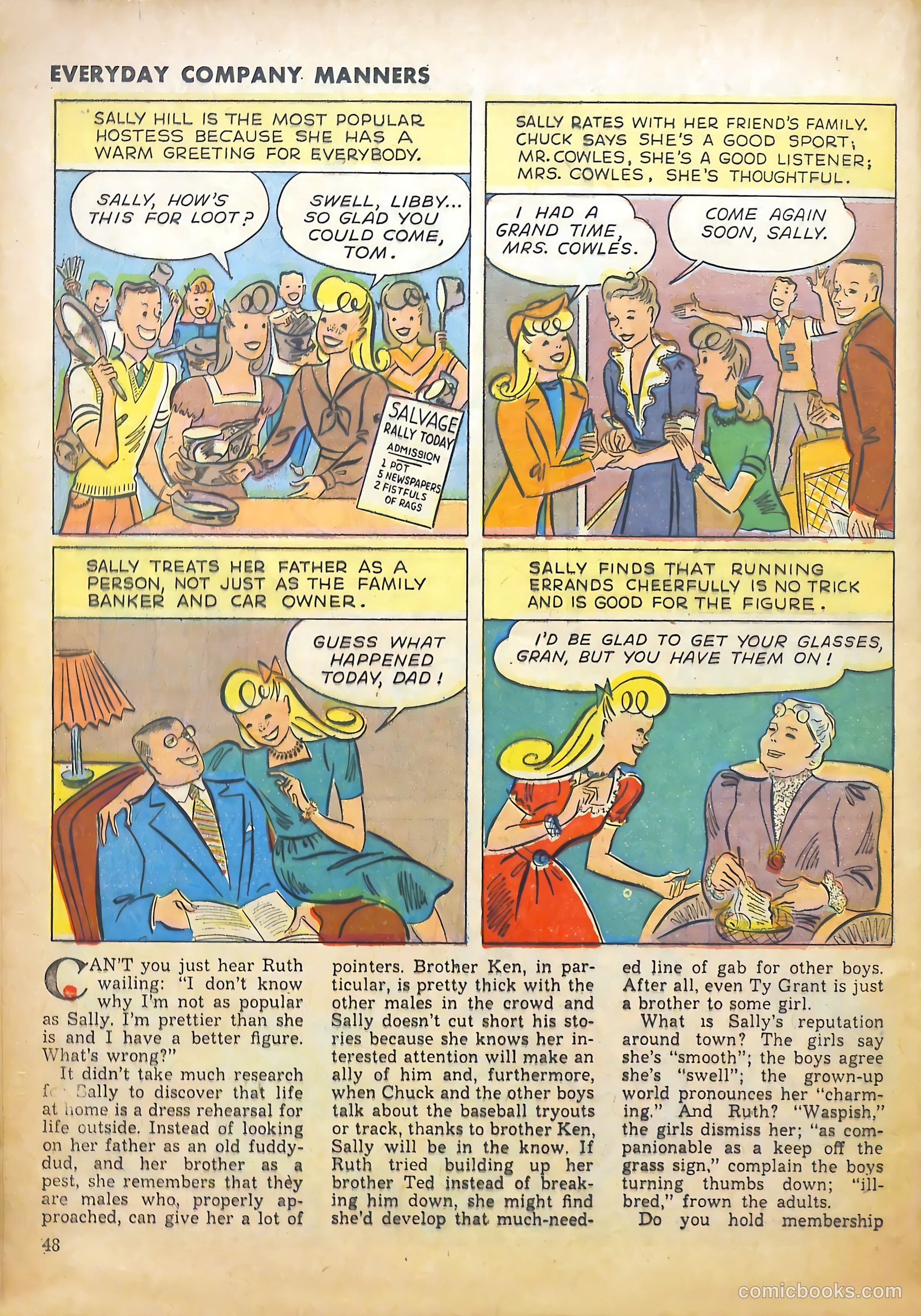 Calling All Girls #7 (1942) — page 48 of 60