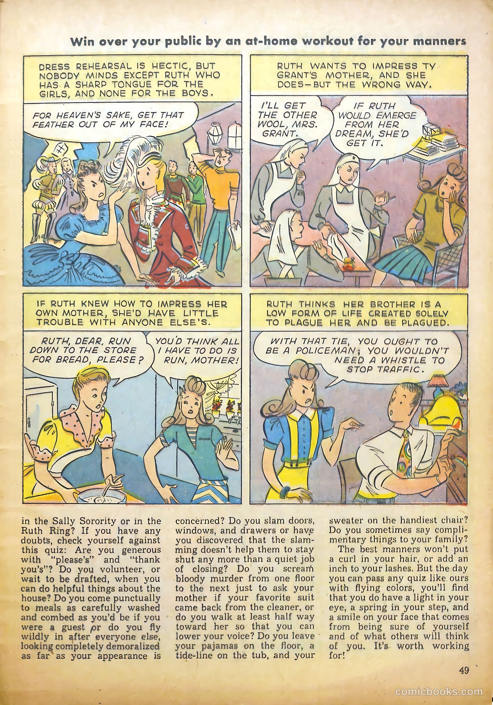 Calling All Girls #7 (1942) — page 49 of 60