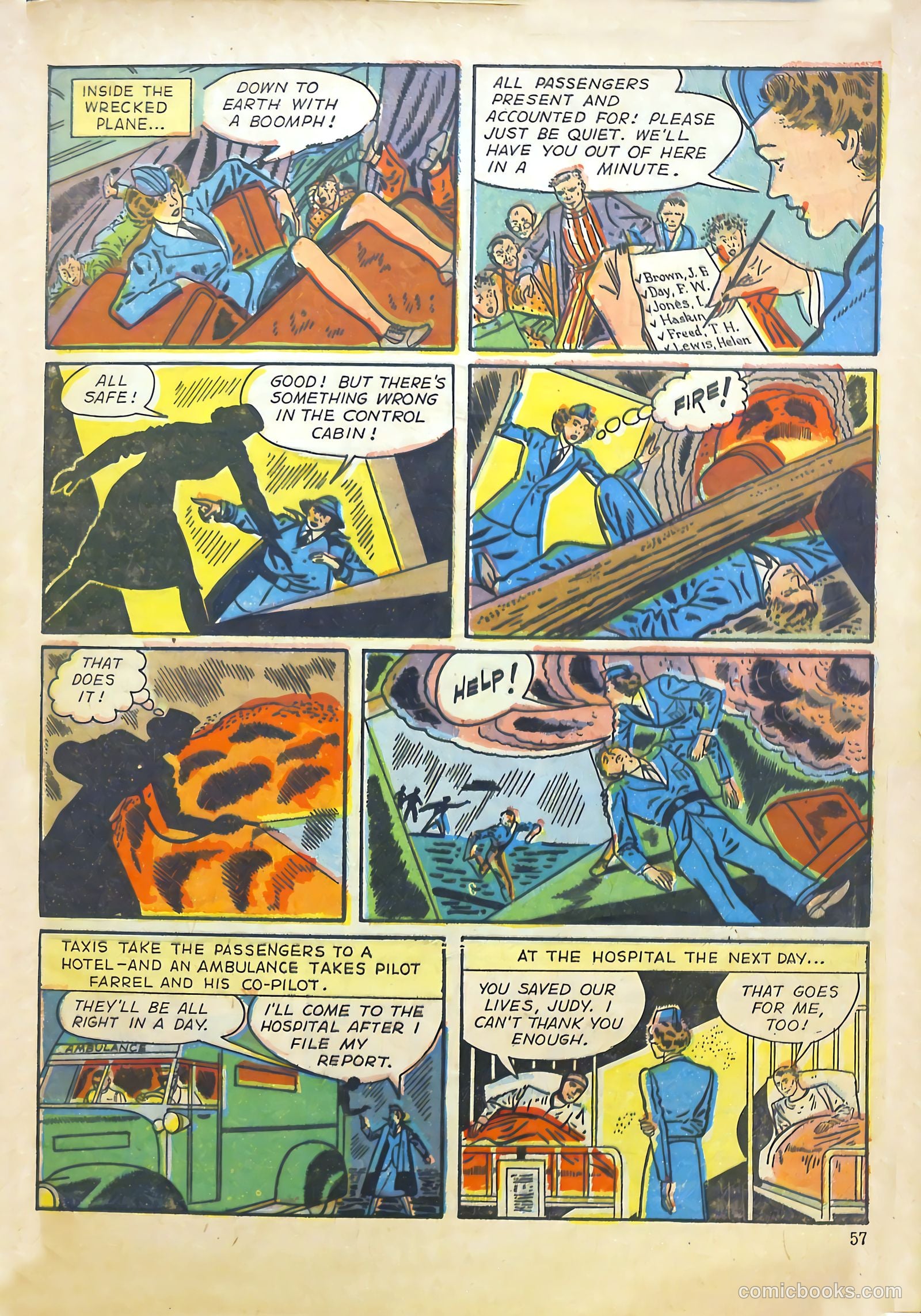 Calling All Girls #7 (1942) — page 57 of 60