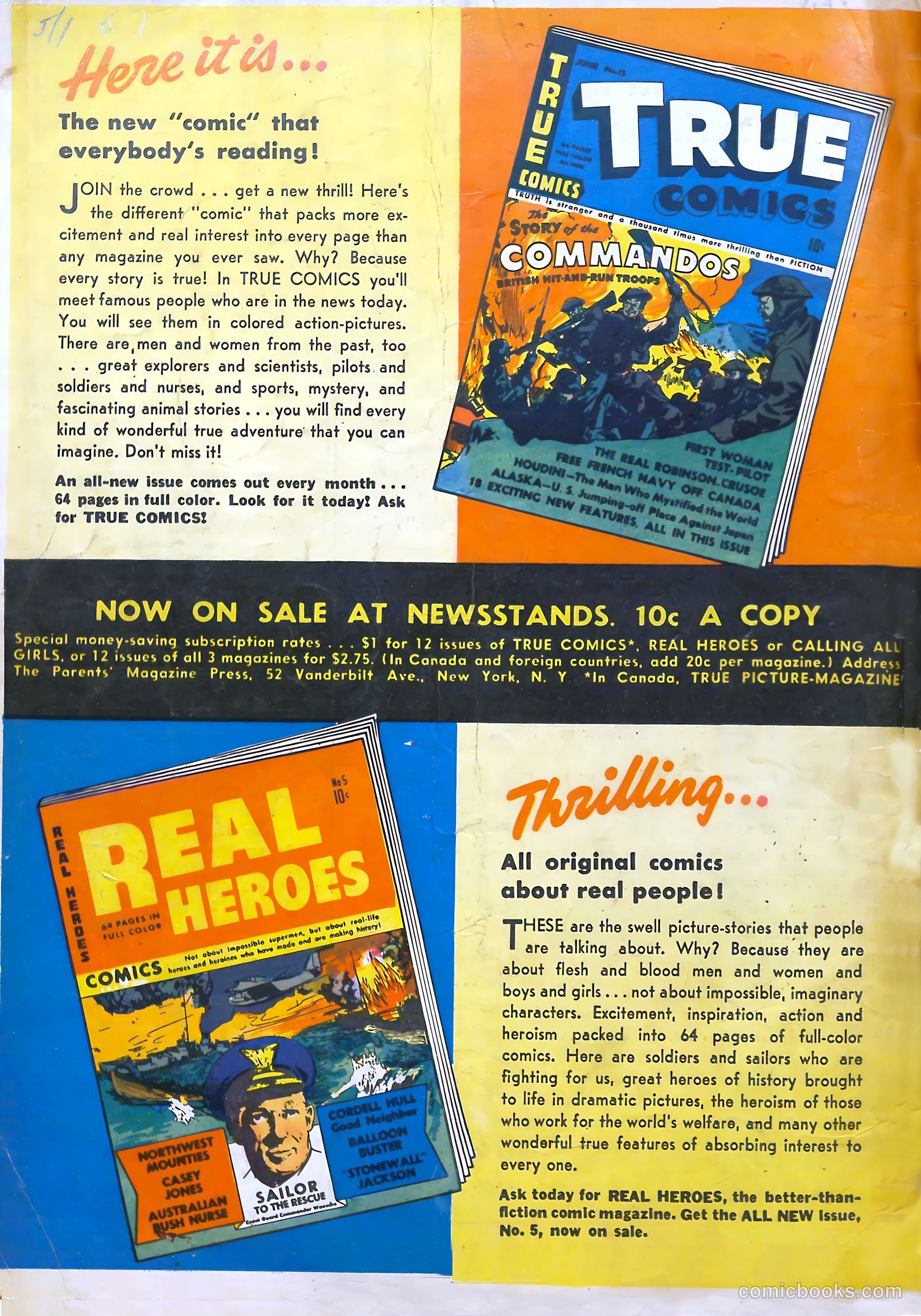Calling All Girls #7 (1942) — page 60 of 60