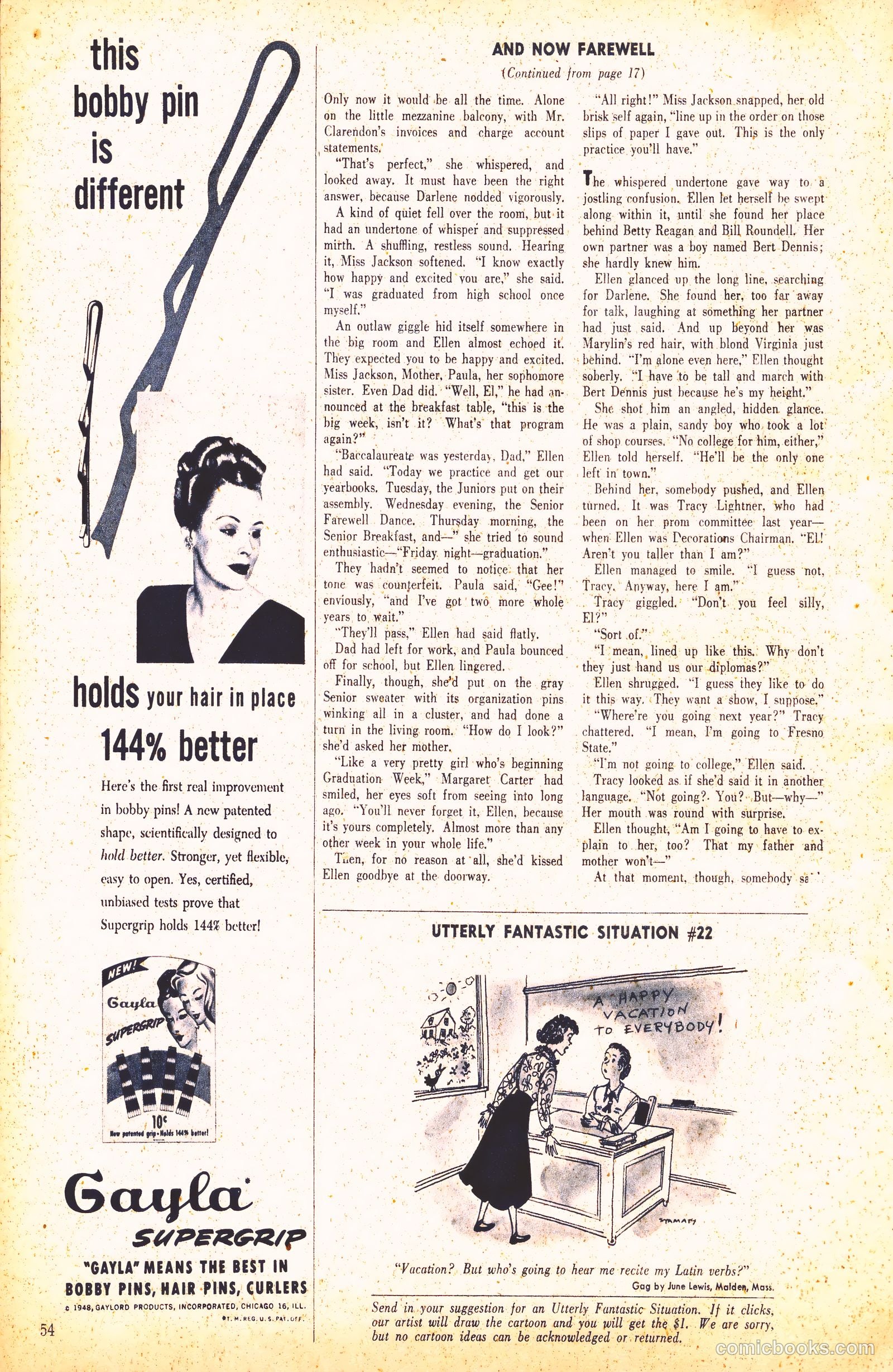 Calling All Girls #74 (1961) — page 54 of 76