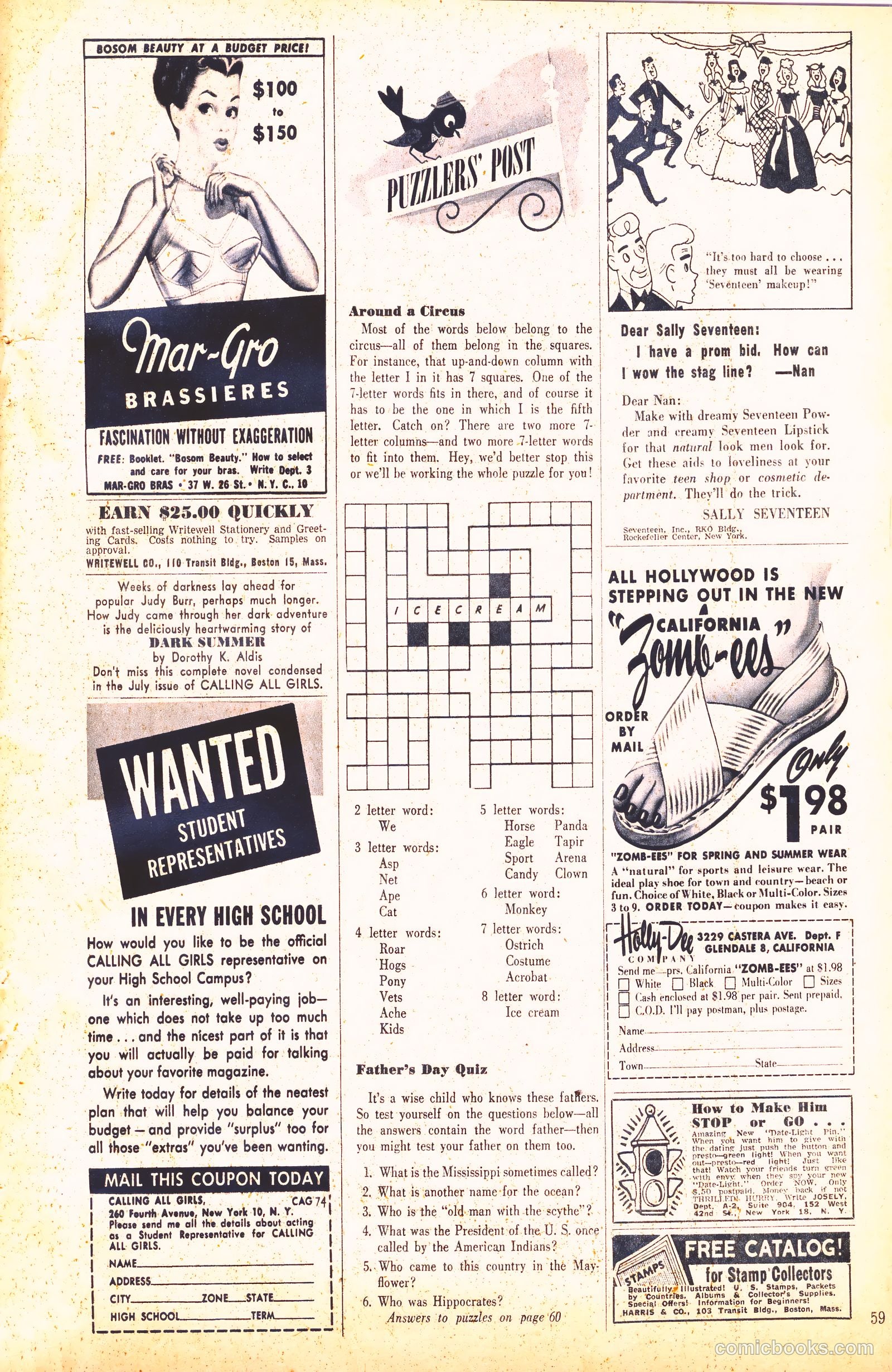 Calling All Girls #74 (1961) — page 59 of 76