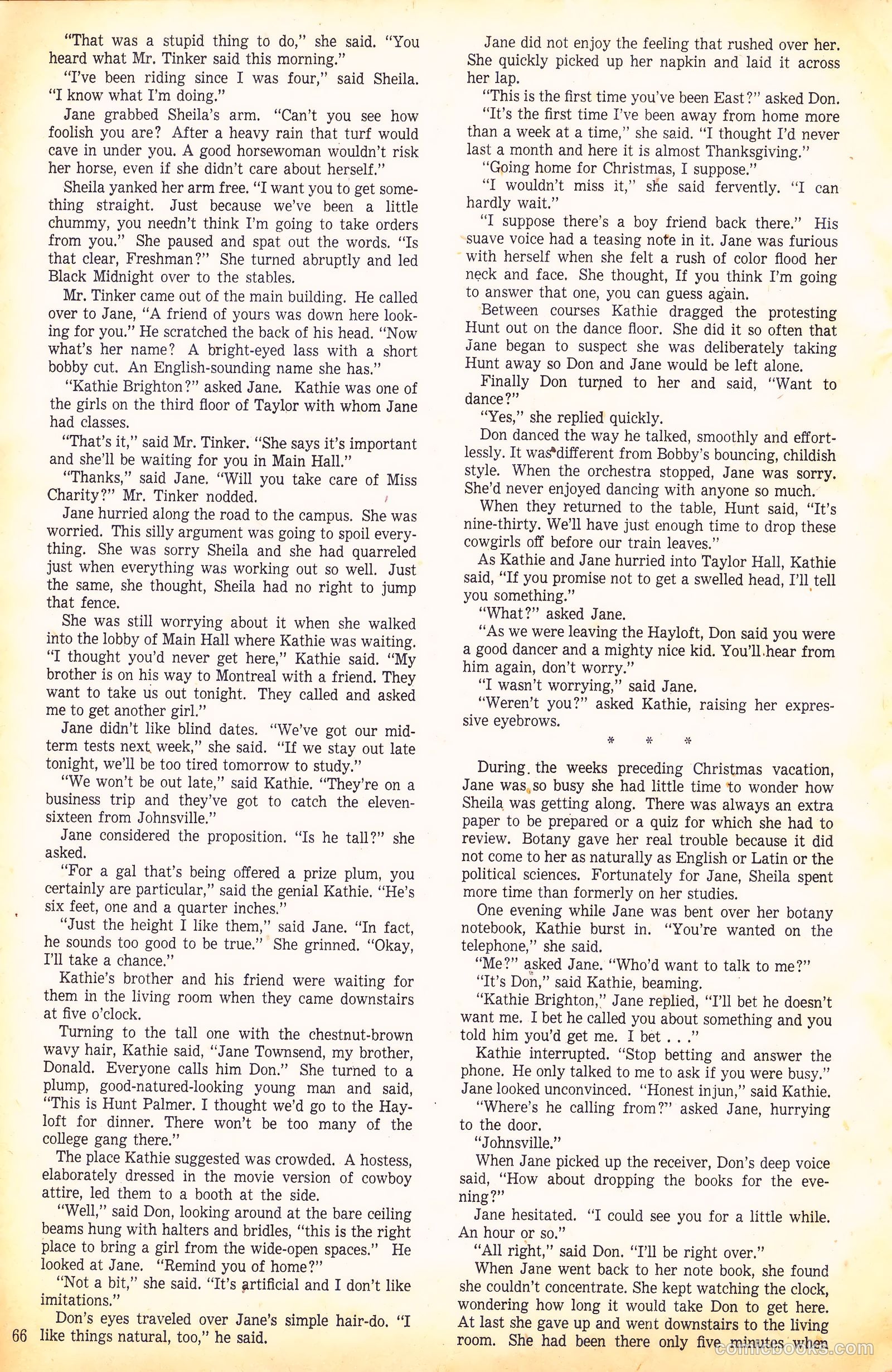 Calling All Girls #74 (1961) — page 66 of 76