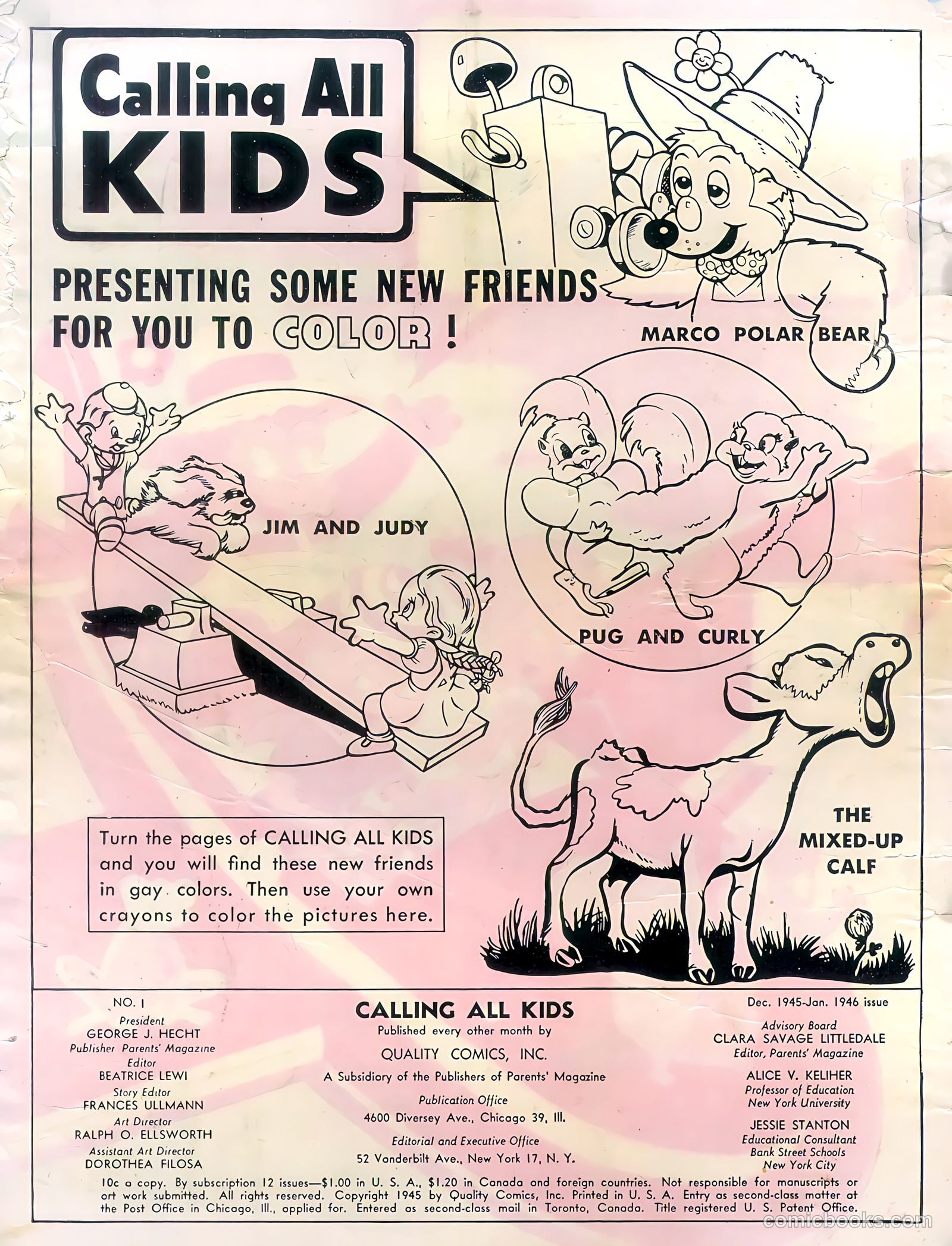 Calling All Kids #1 (1944) — page 2 of 52