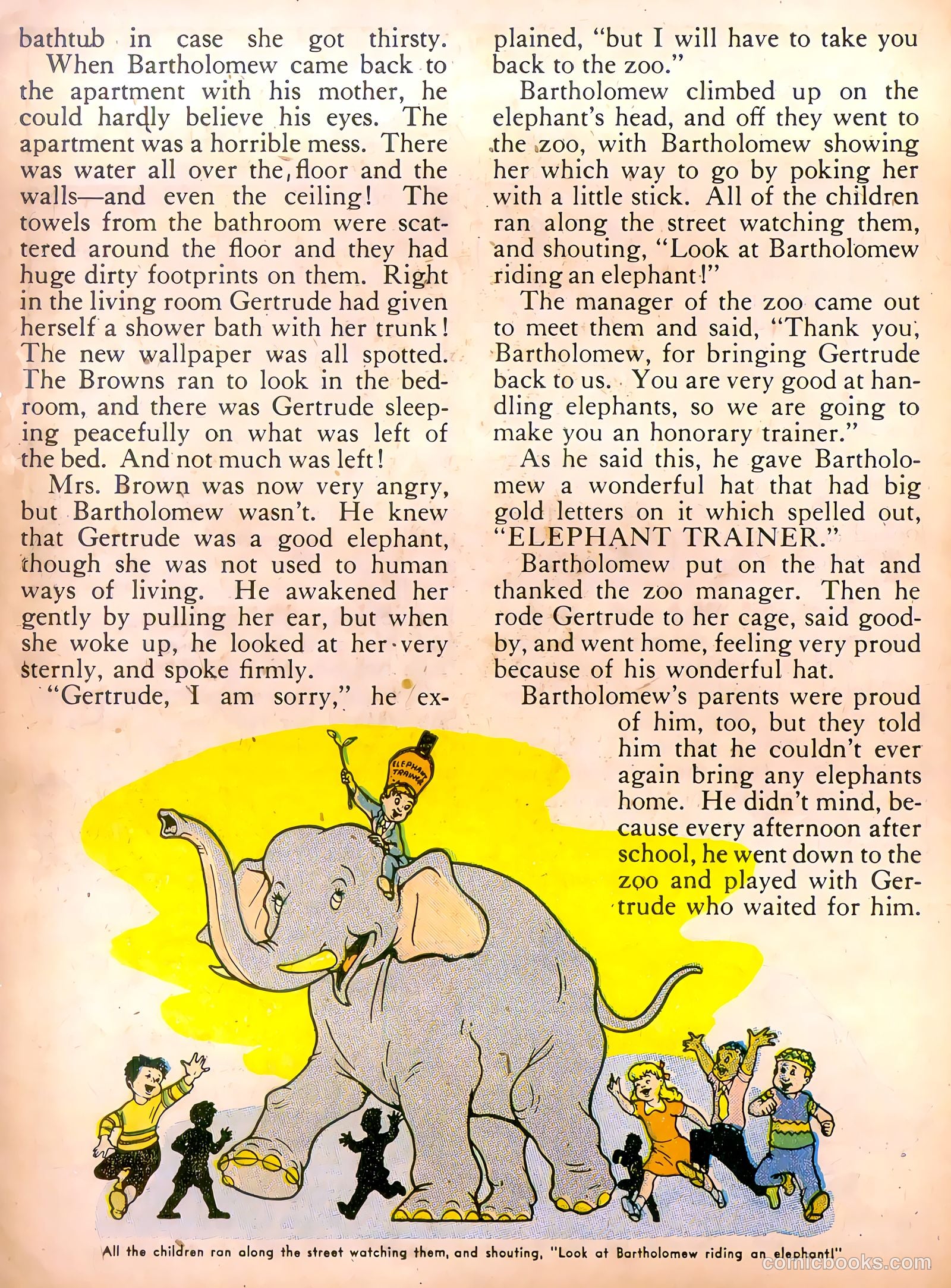Calling All Kids #1 (1944) — page 12 of 52