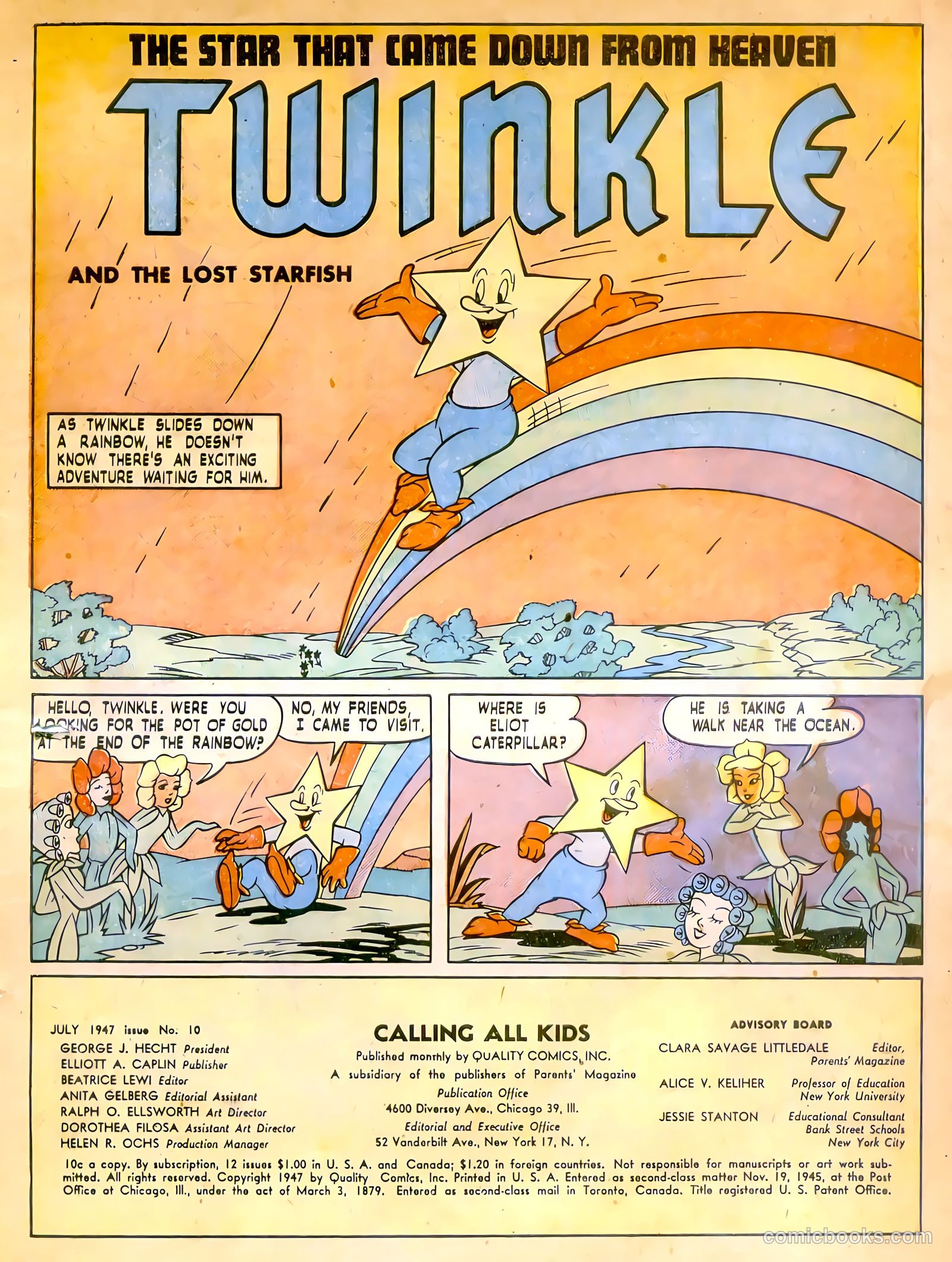 Calling All Kids #10 (1947) — page 3 of 36