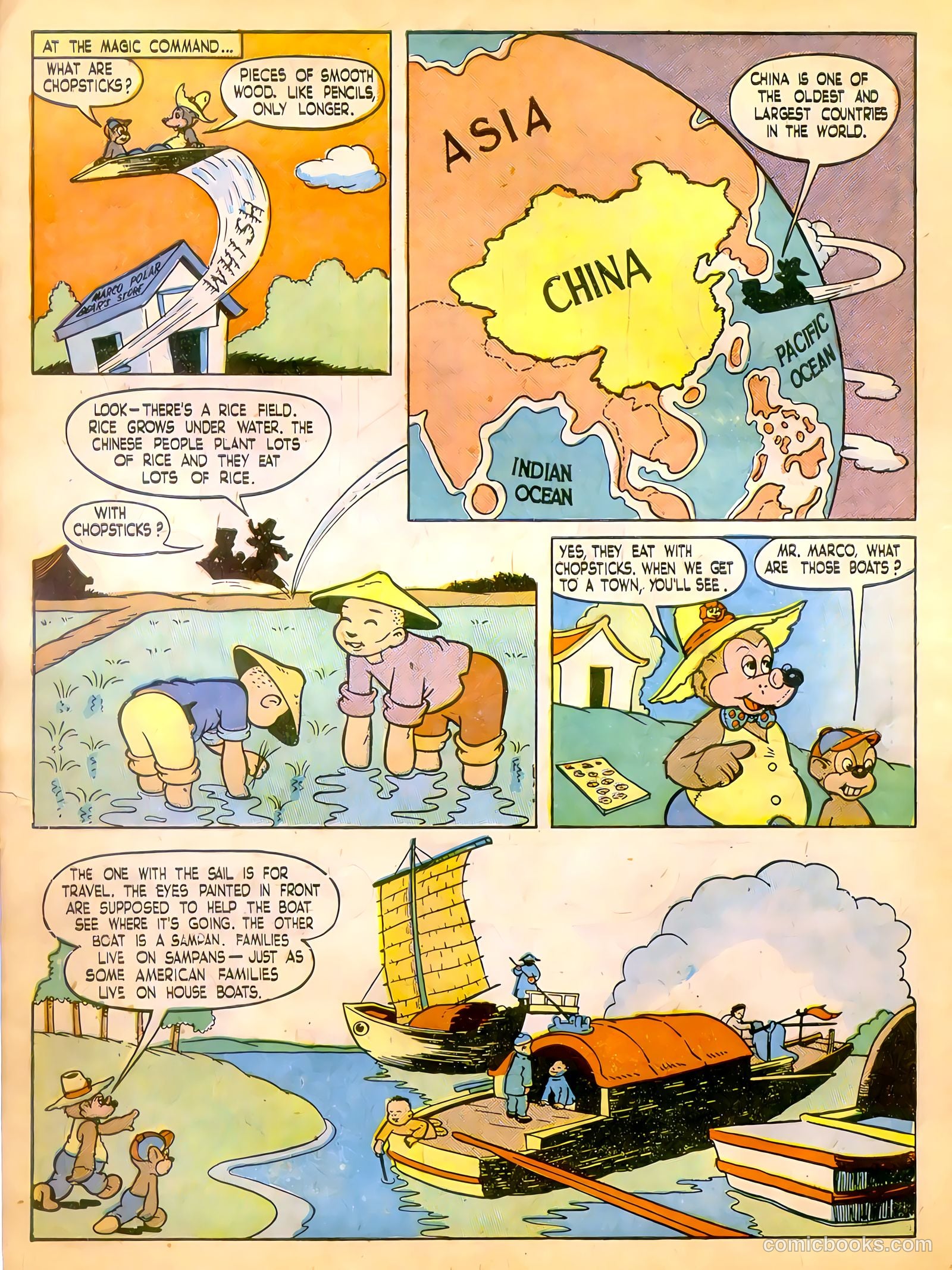 Calling All Kids #10 (1947) — page 10 of 36