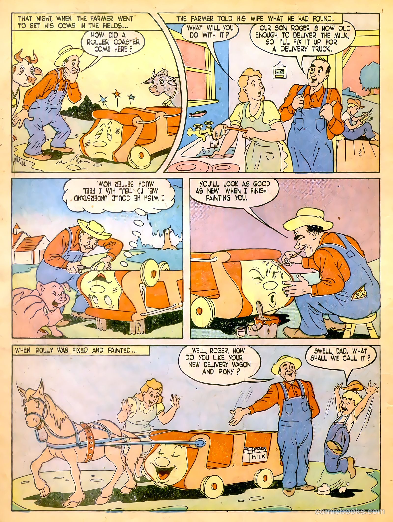 Calling All Kids #10 (1947) — page 18 of 36