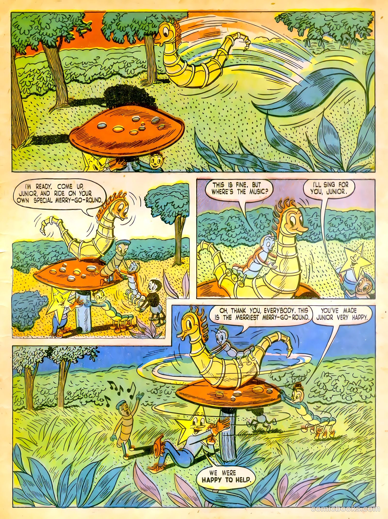 Calling All Kids #12 (1947) — page 7 of 36