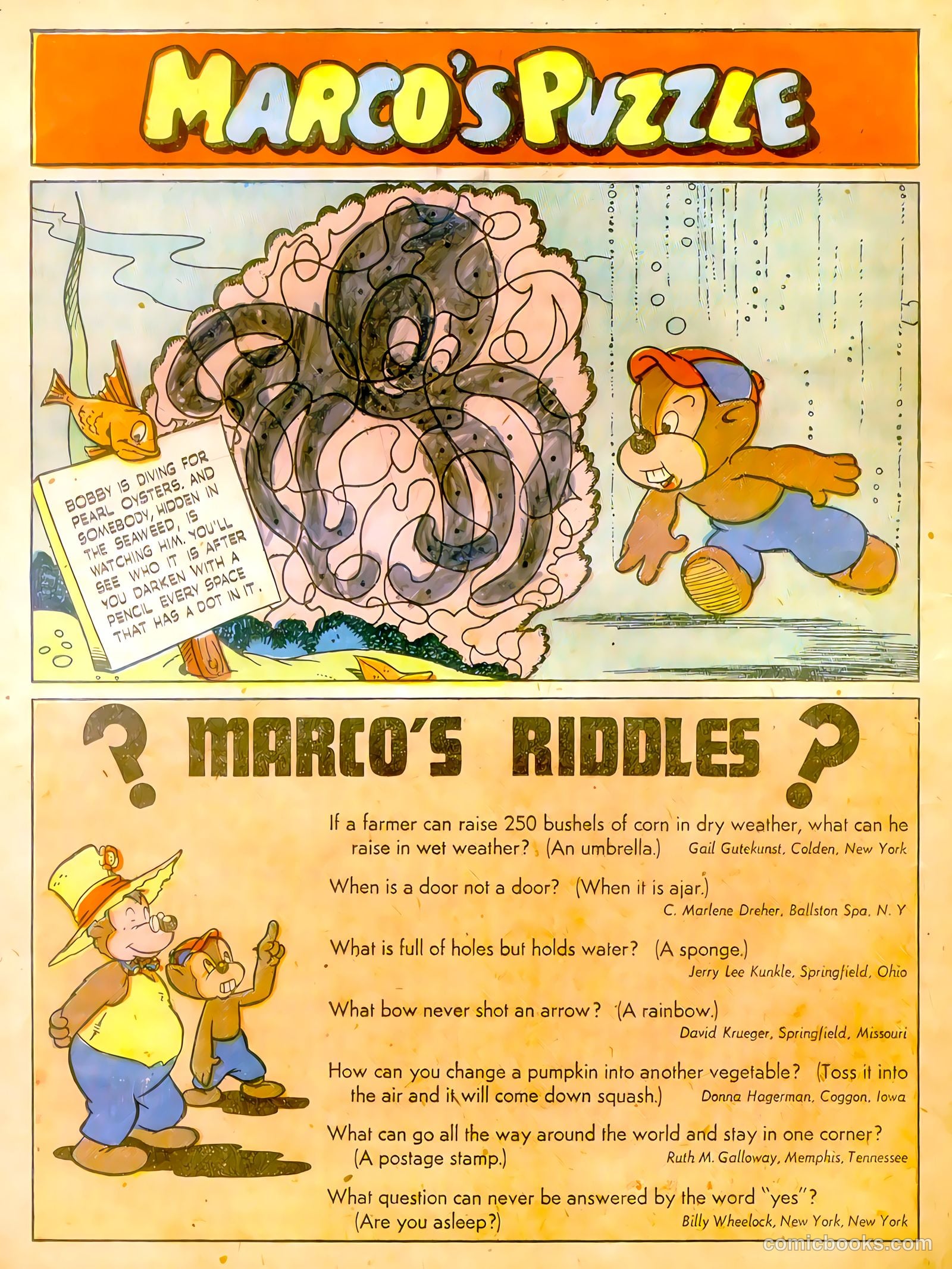 Calling All Kids #12 (1947) — page 22 of 36