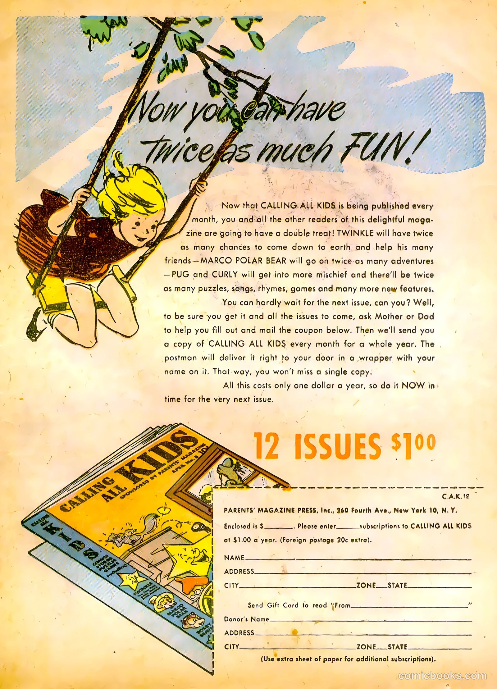 Calling All Kids #12 (1947) — page 23 of 36