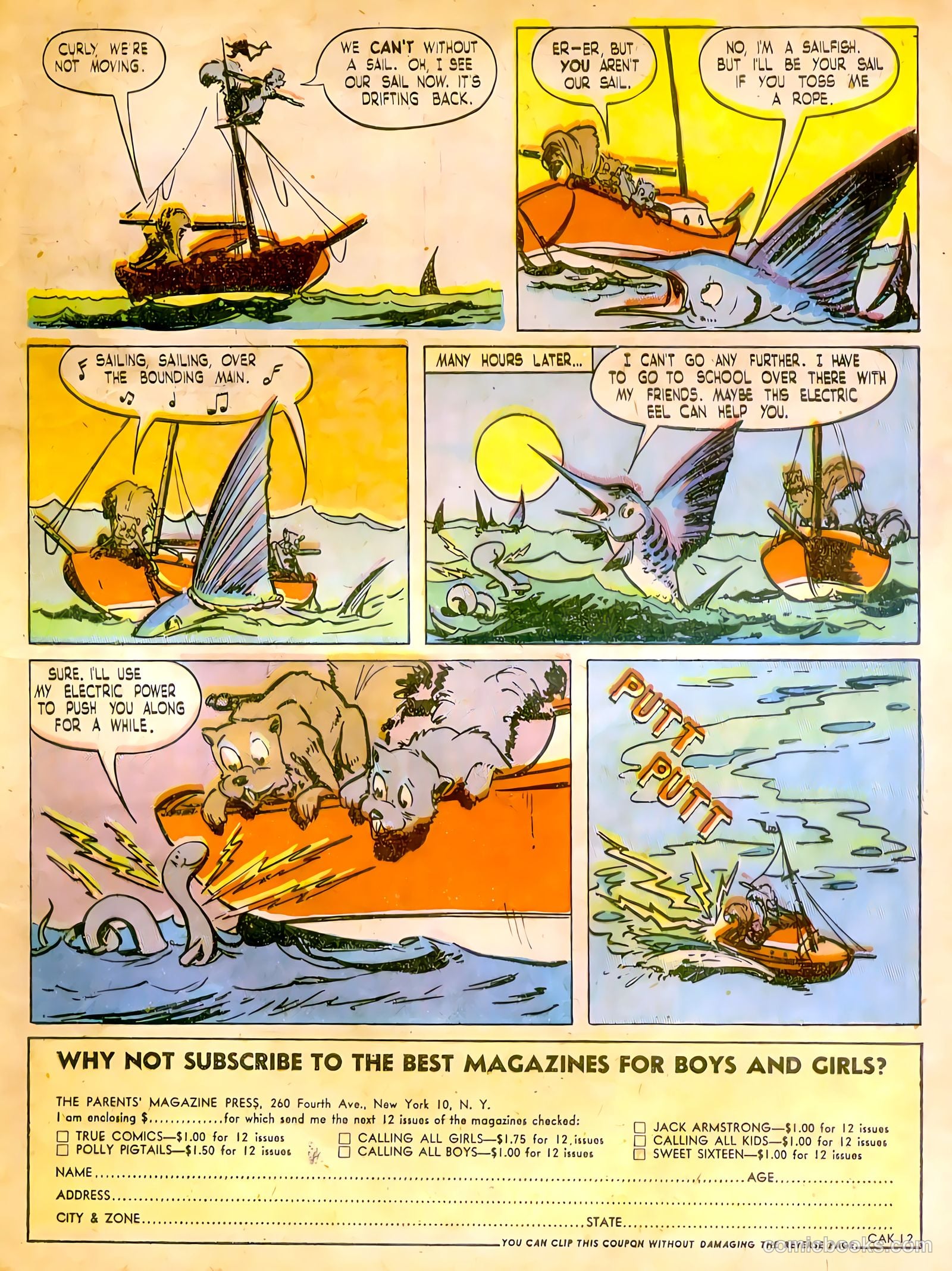 Calling All Kids #12 (1947) — page 33 of 36