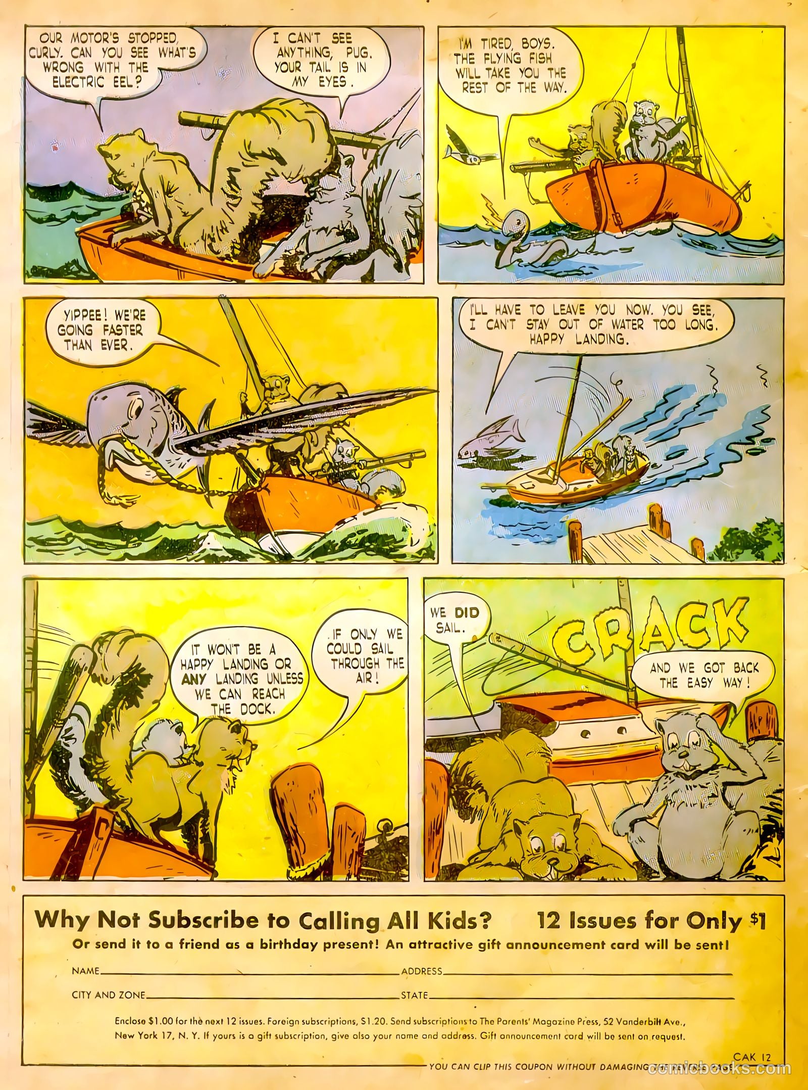 Calling All Kids #12 (1947) — page 34 of 36