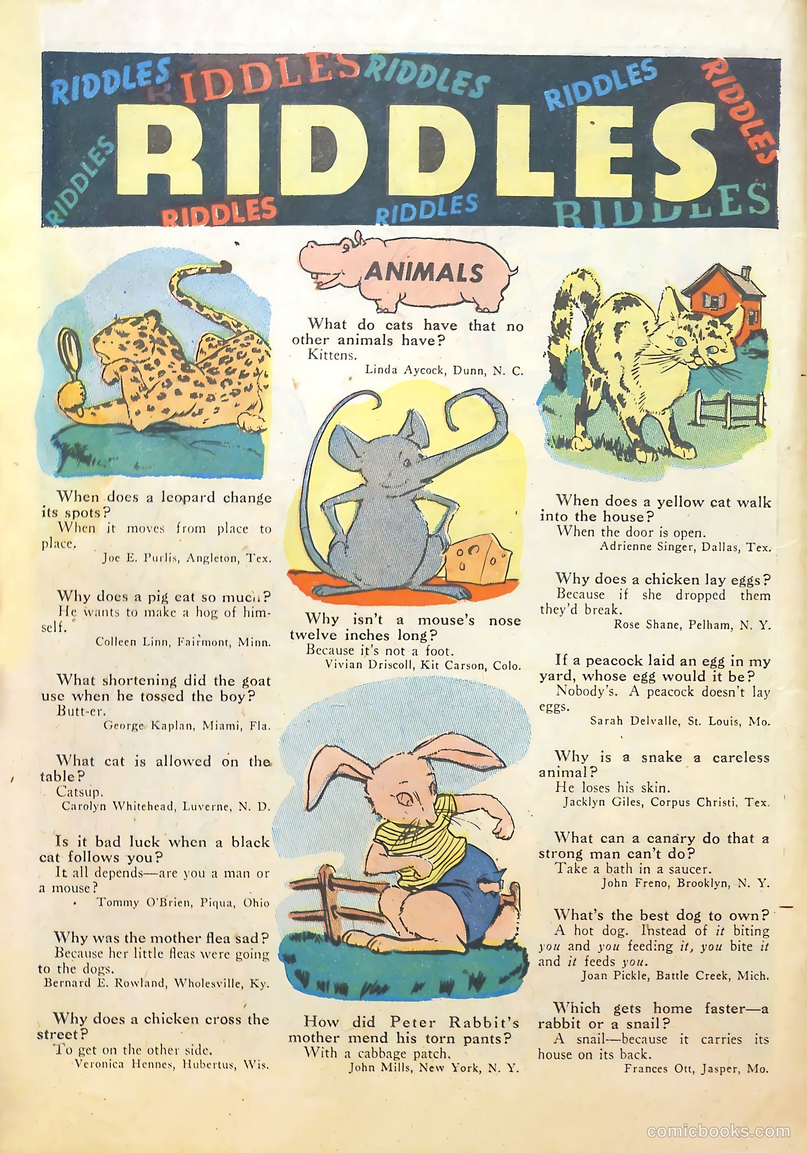 Calling All Kids #14 (1947) — page 18 of 36