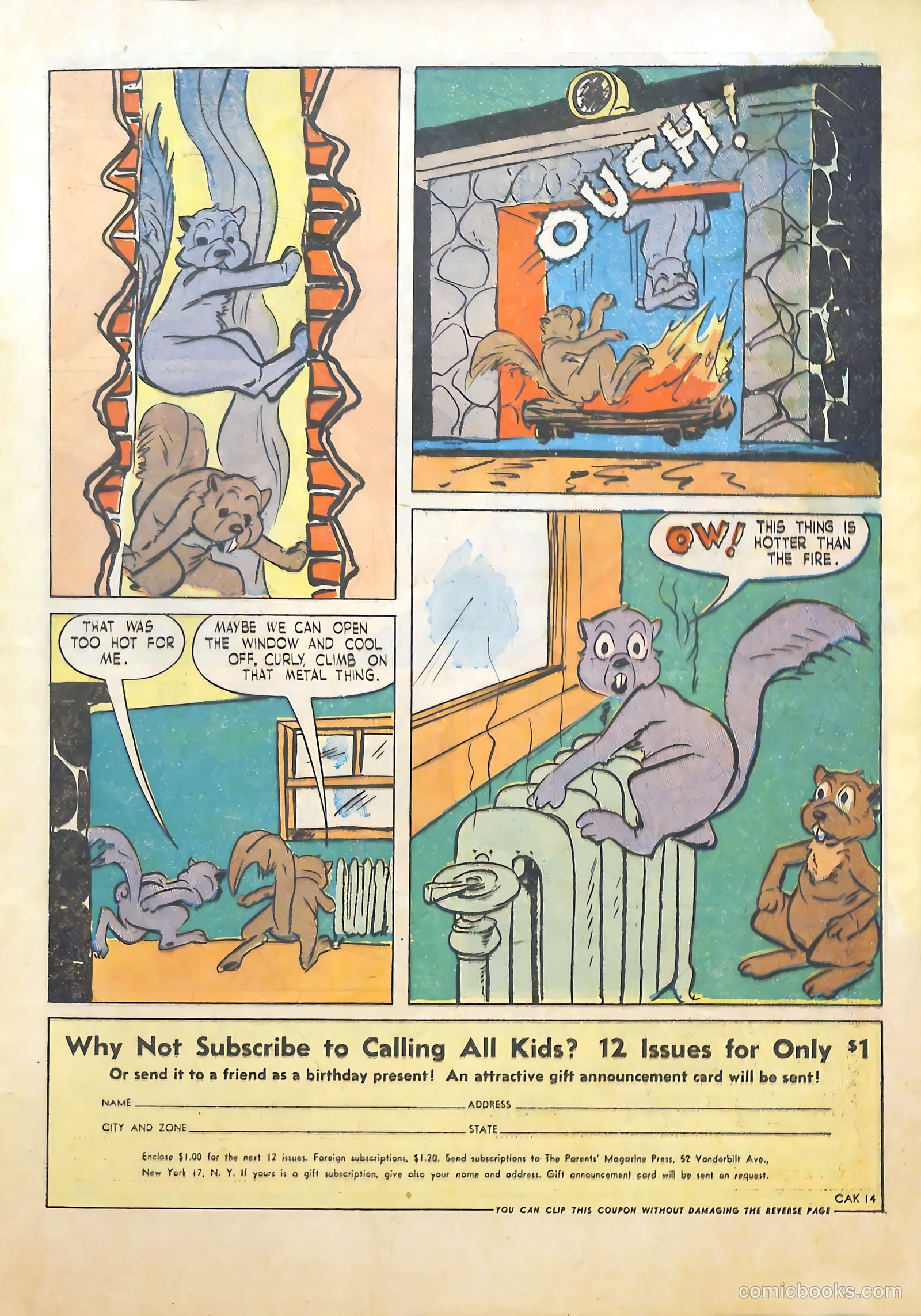 Calling All Kids #14 (1947) — page 33 of 36