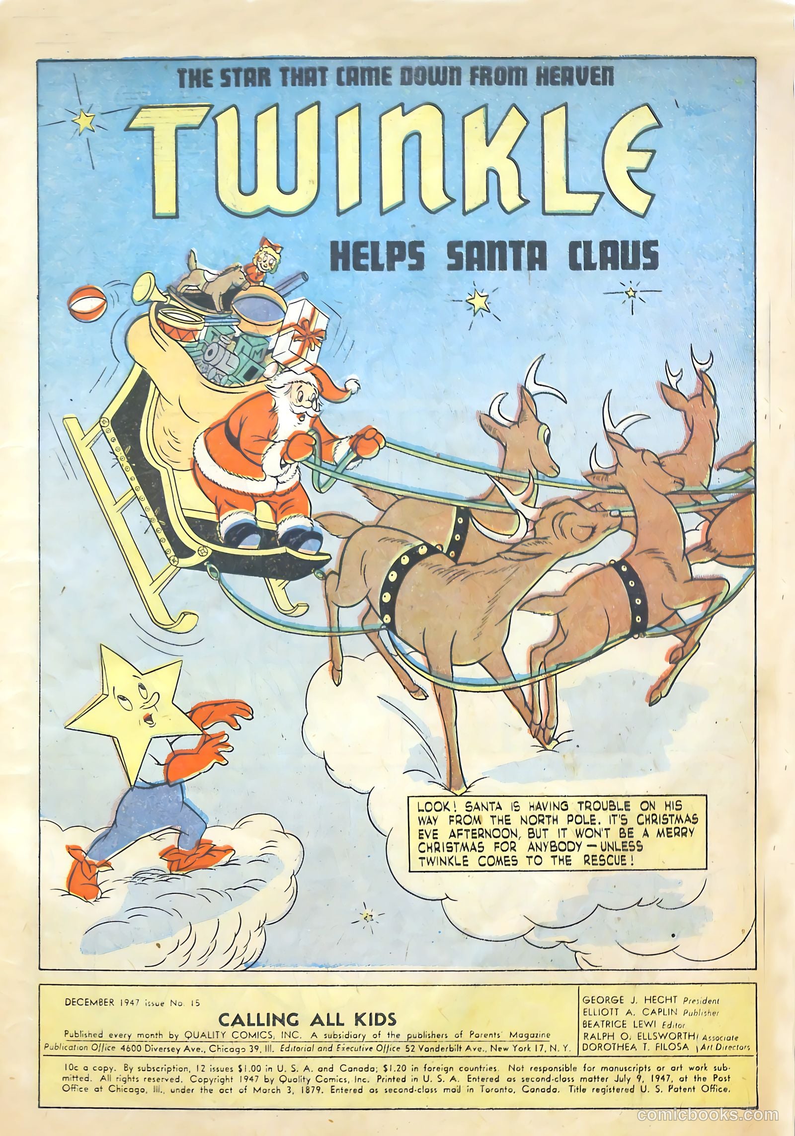 Calling All Kids #15 (1947) — page 3 of 36