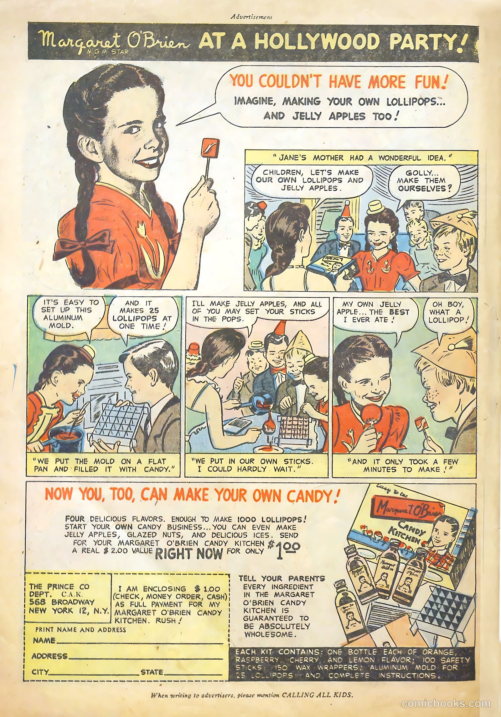 Calling All Kids #15 (1947) — page 34 of 36