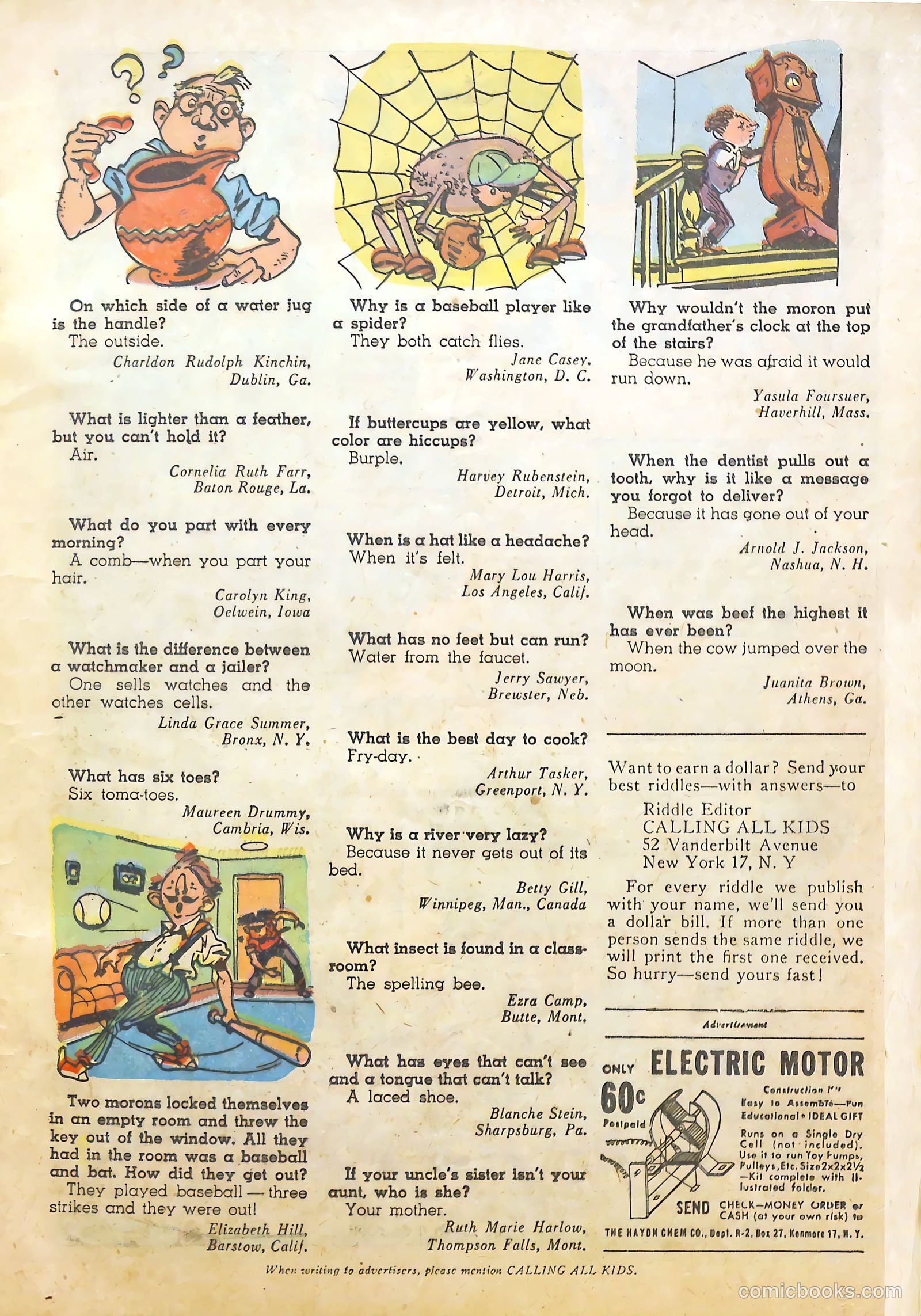 Calling All Kids #16 (1948) — page 13 of 36
