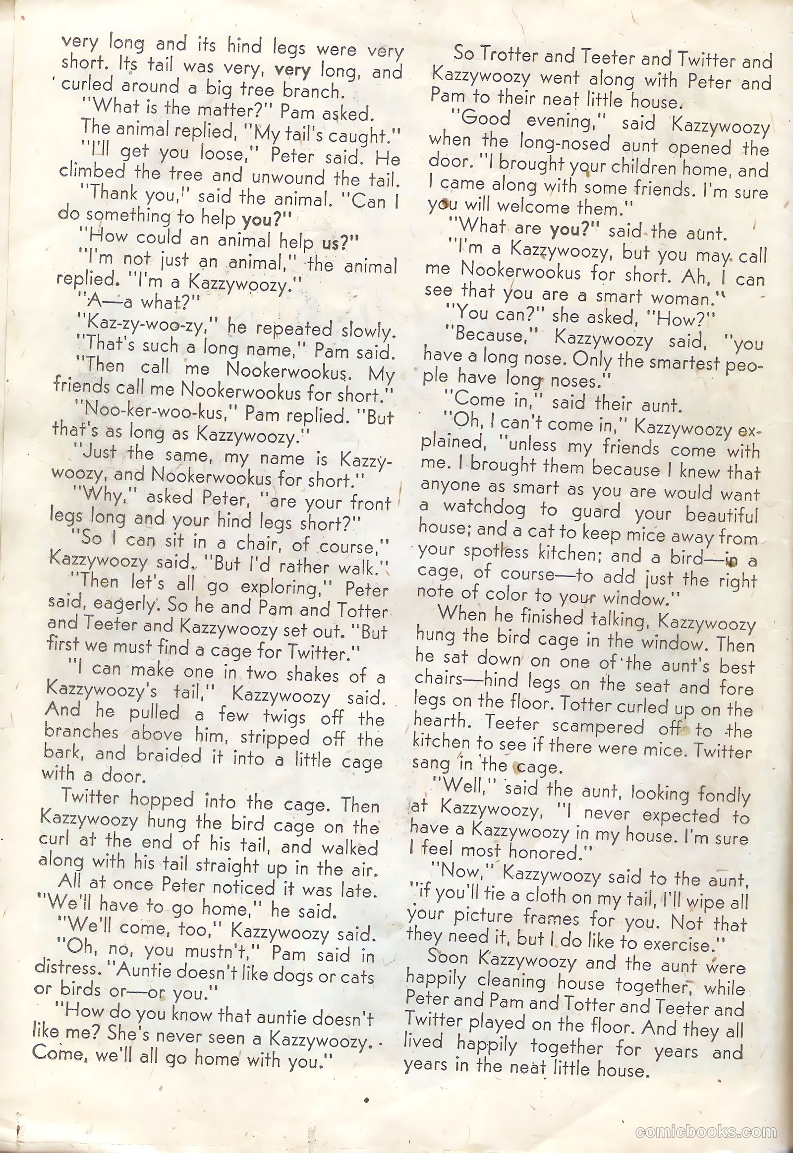 Calling All Kids #17 (1948) — page 22 of 36