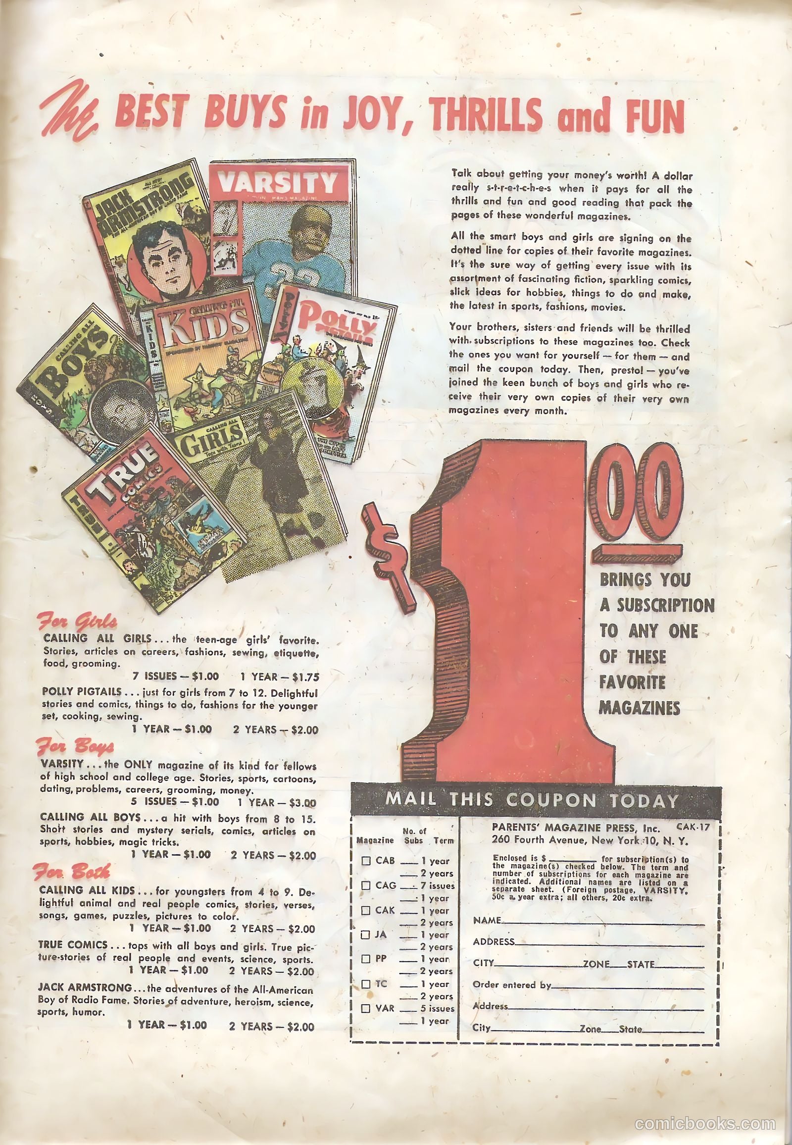 Calling All Kids #17 (1948) — page 29 of 36