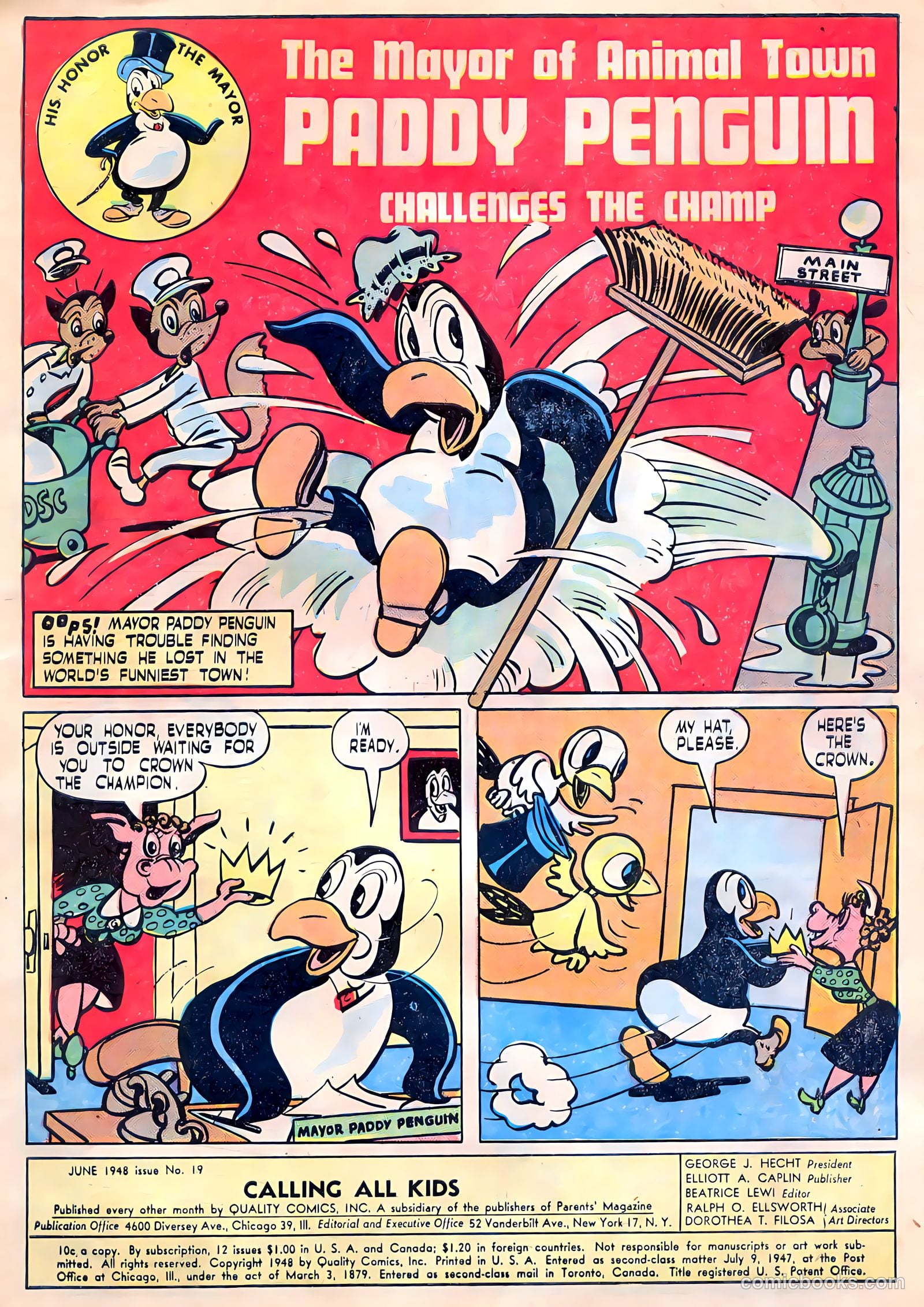 Calling All Kids #19 (1948) — page 3 of 36