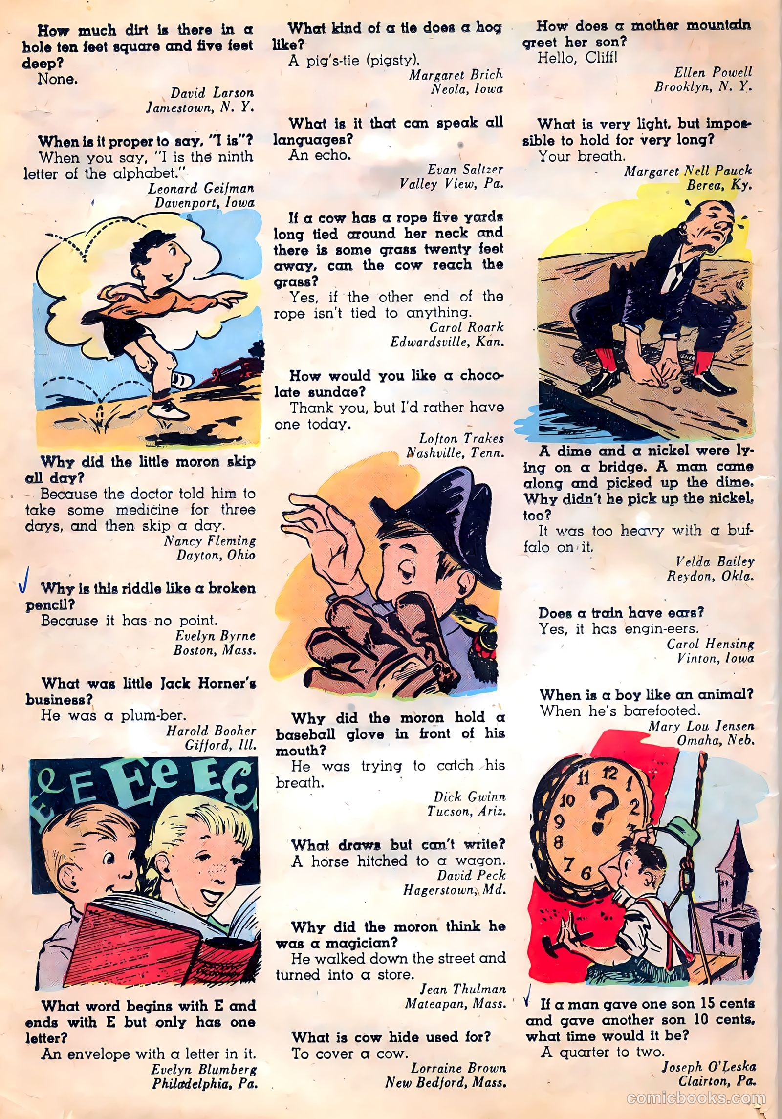 Calling All Kids #19 (1948) — page 16 of 36