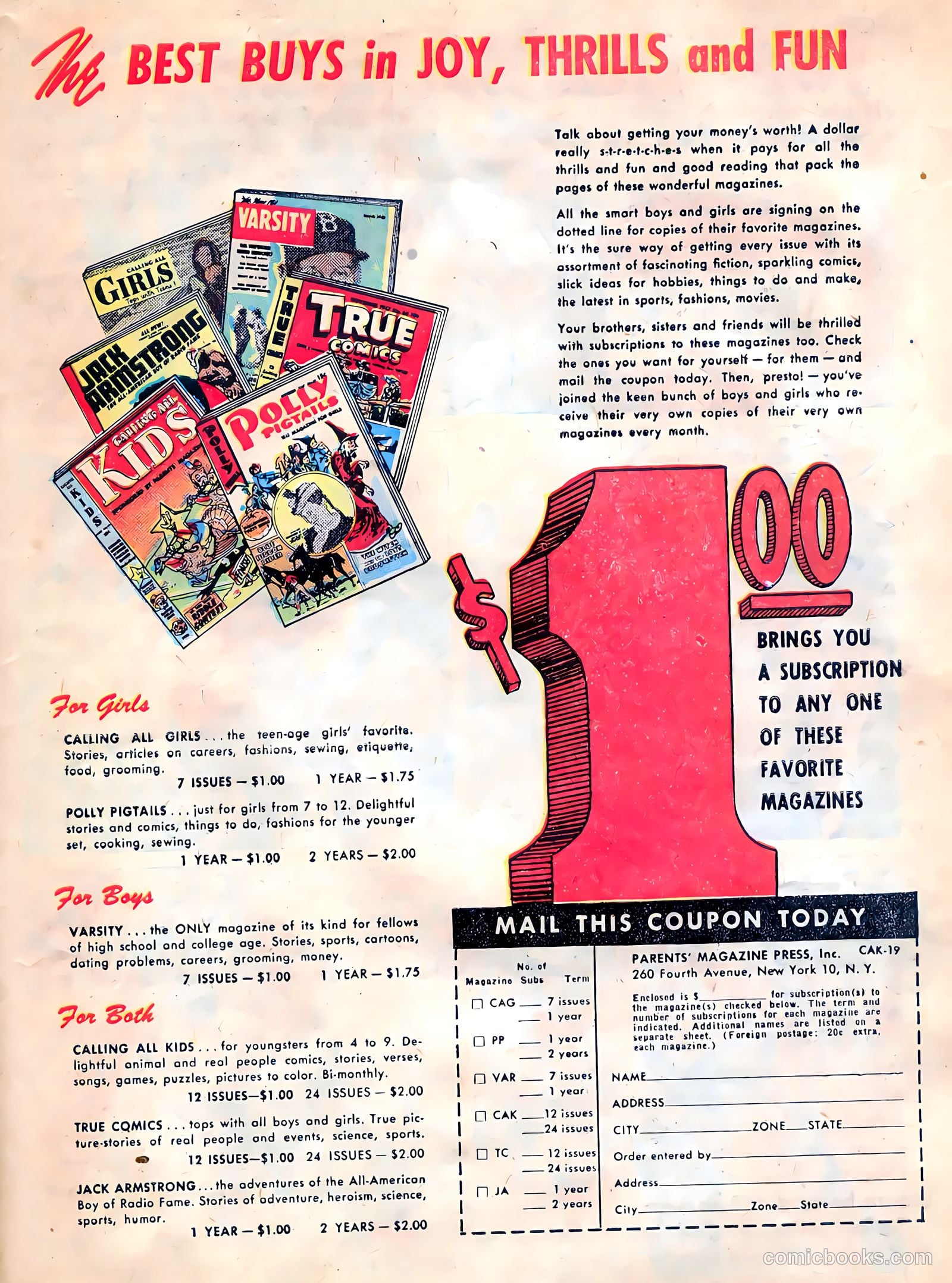 Calling All Kids #19 (1948) — page 29 of 36