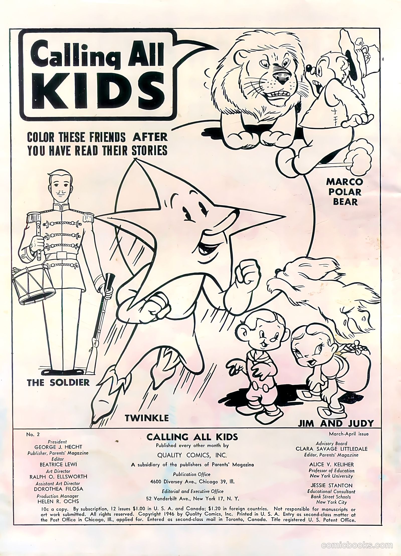 Calling All Kids #2 (1946) — page 2 of 52