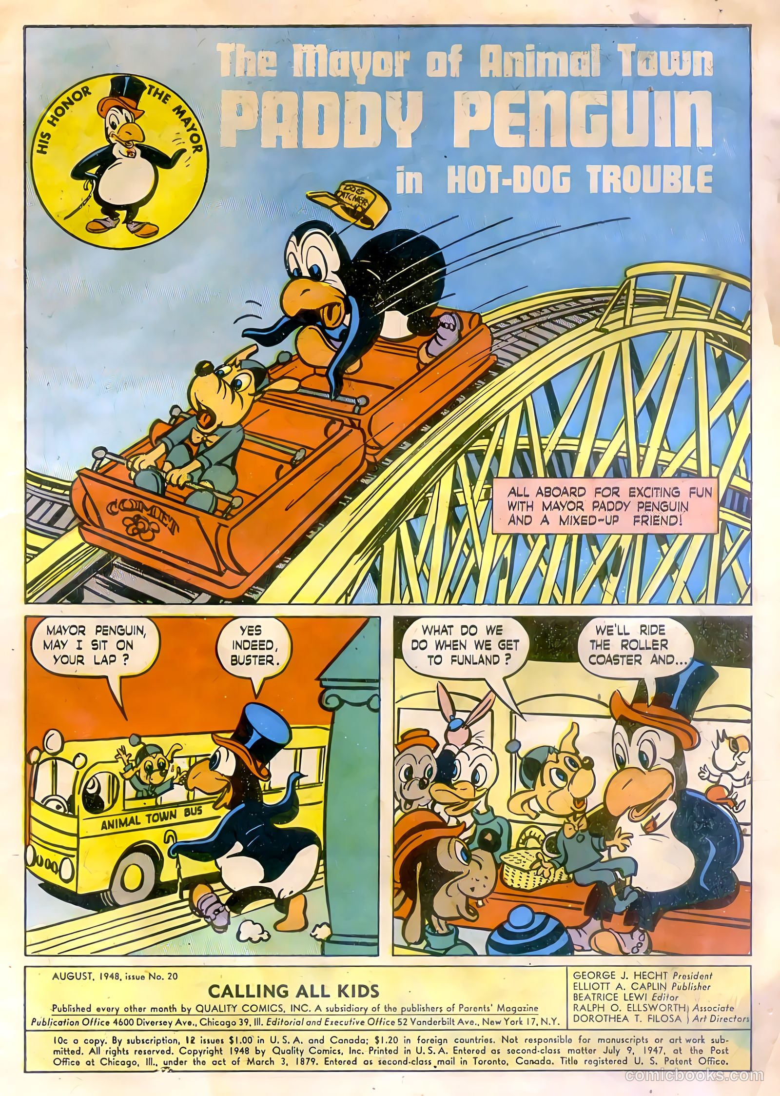 Calling All Kids #20 (1948) — page 3 of 36