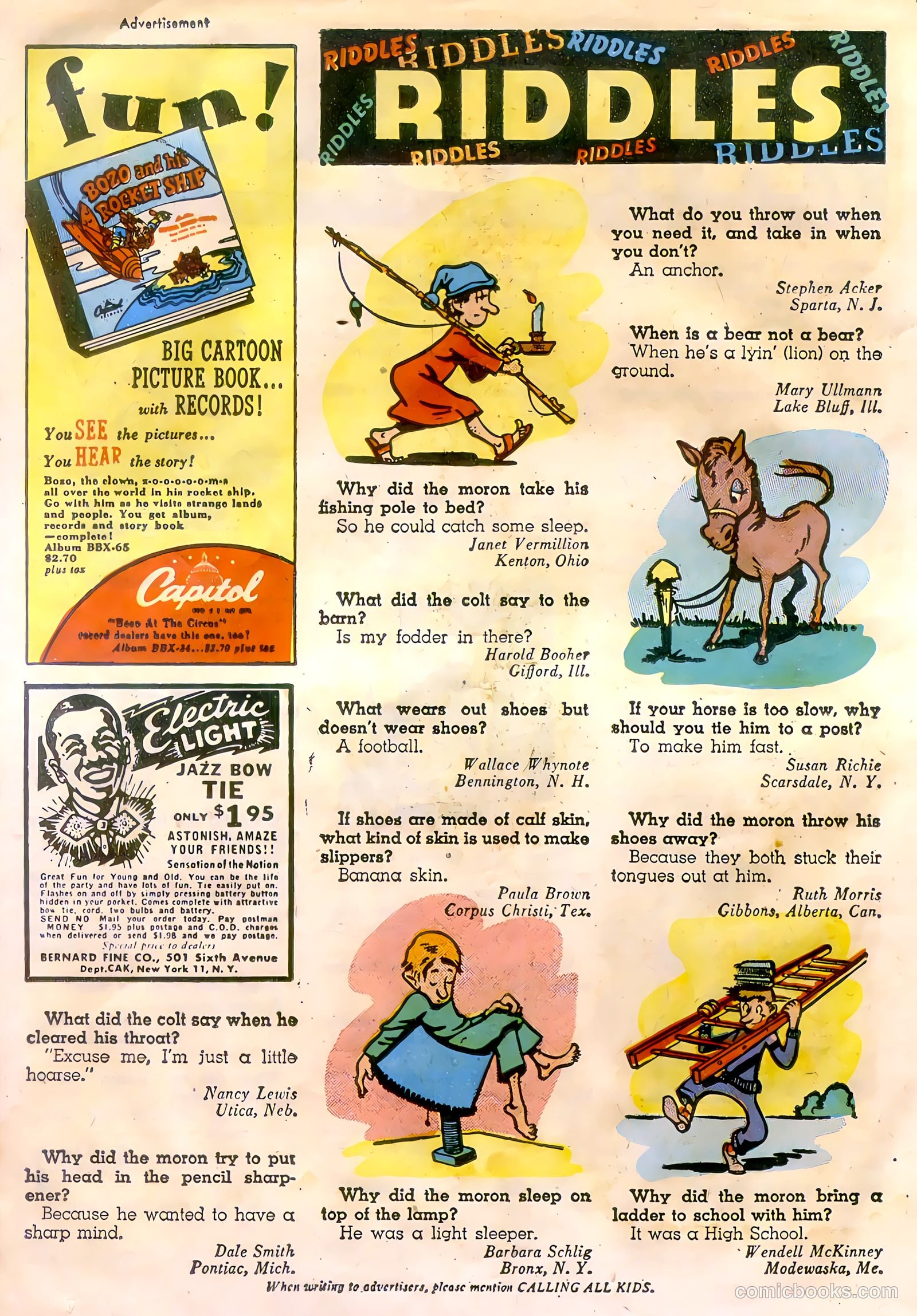 Calling All Kids #20 (1948) — page 16 of 36