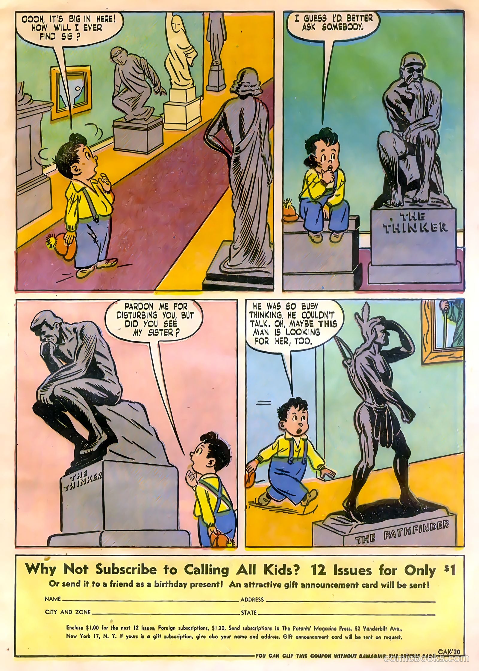 Calling All Kids #20 (1948) — page 31 of 36