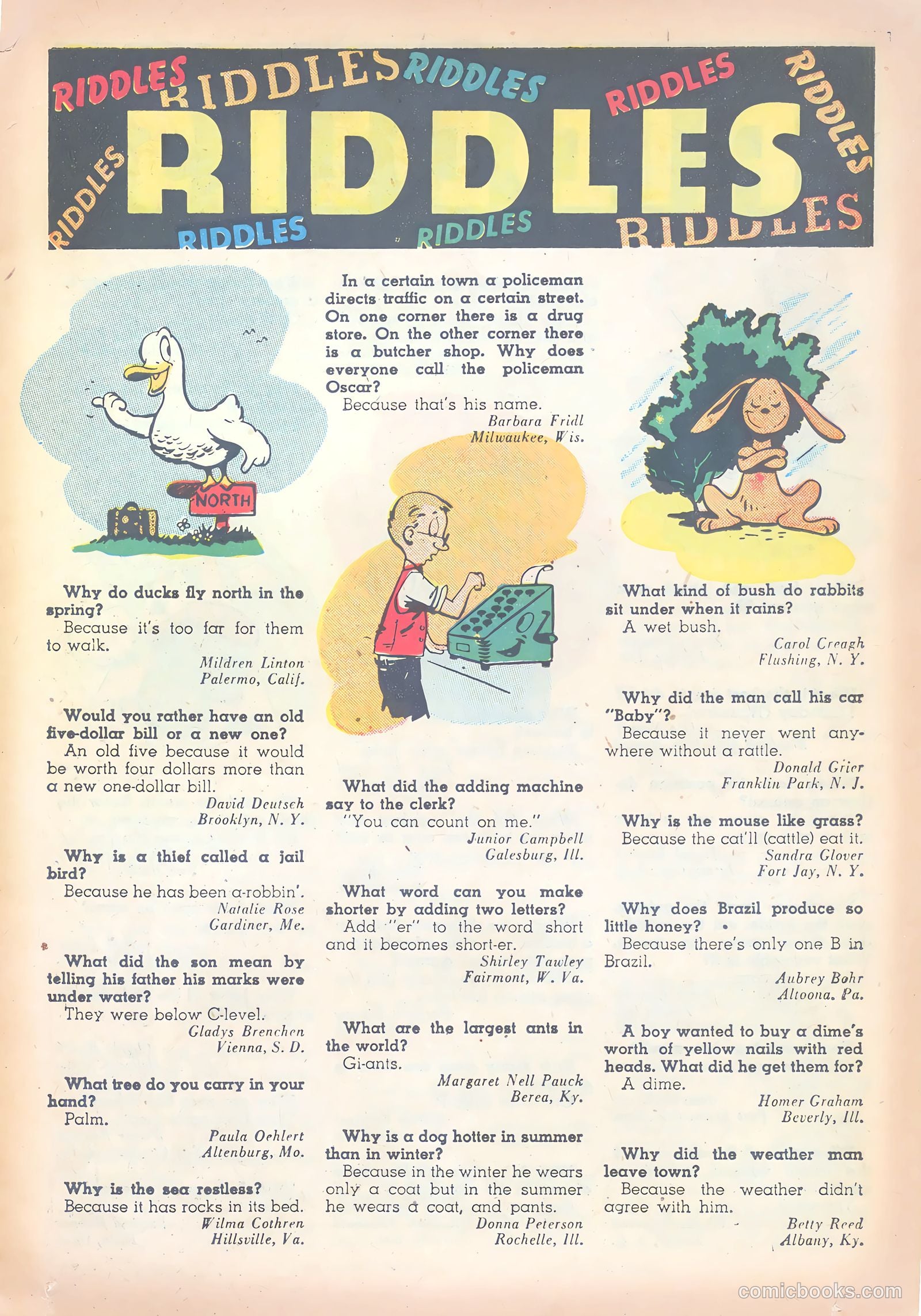 Calling All Kids #21 (1948) — page 13 of 36