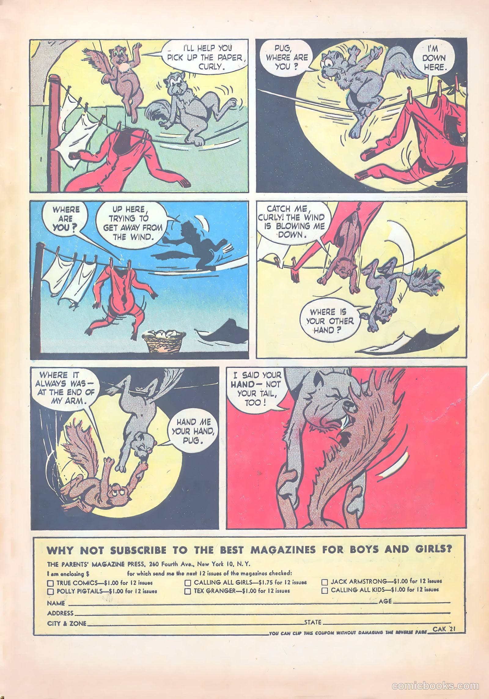 Calling All Kids #21 (1948) — page 33 of 36