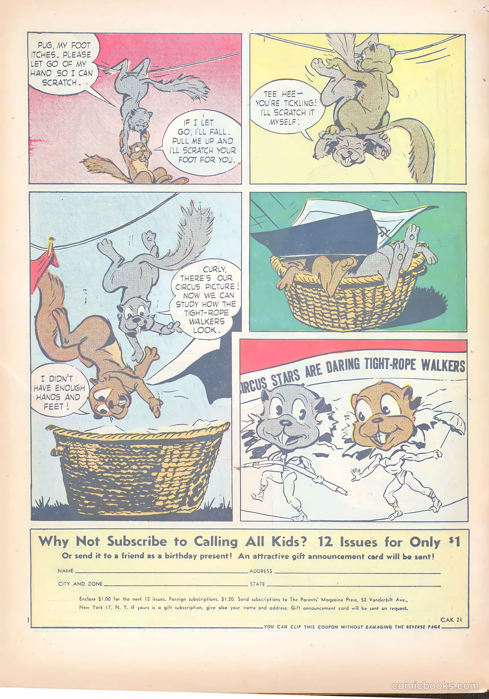 Calling All Kids #21 (1948) — page 34 of 36