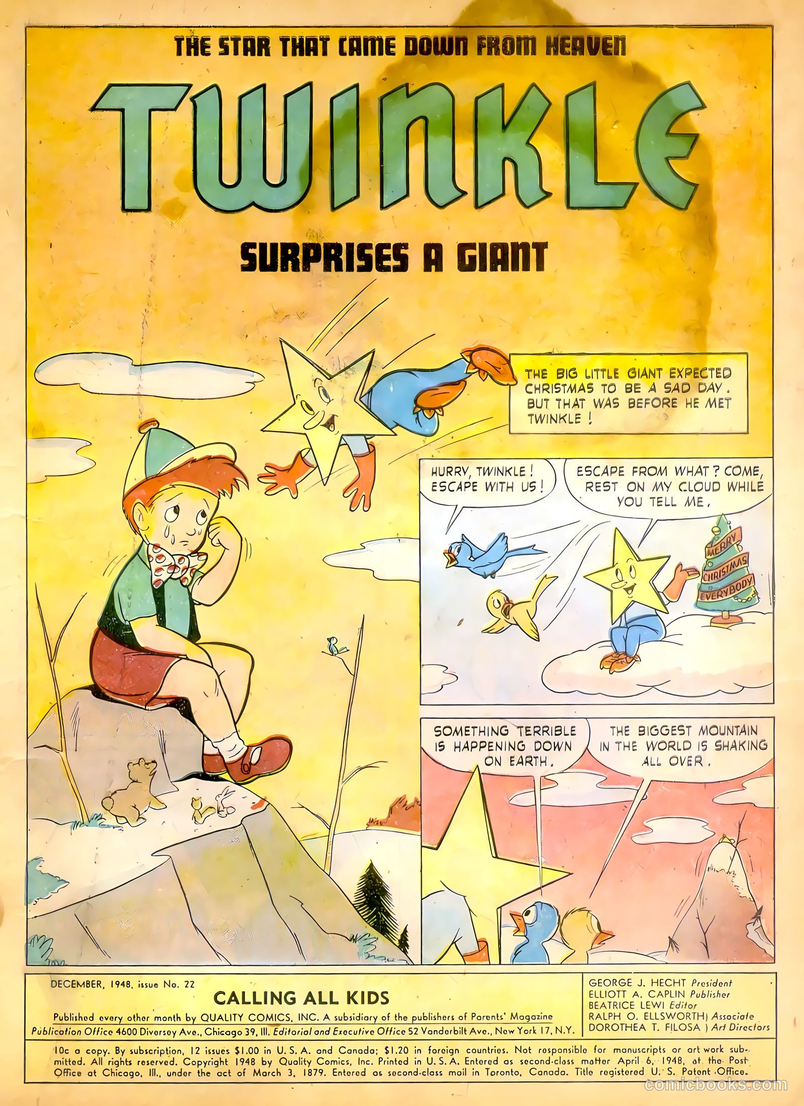Calling All Kids #22 (1948) — page 3 of 36