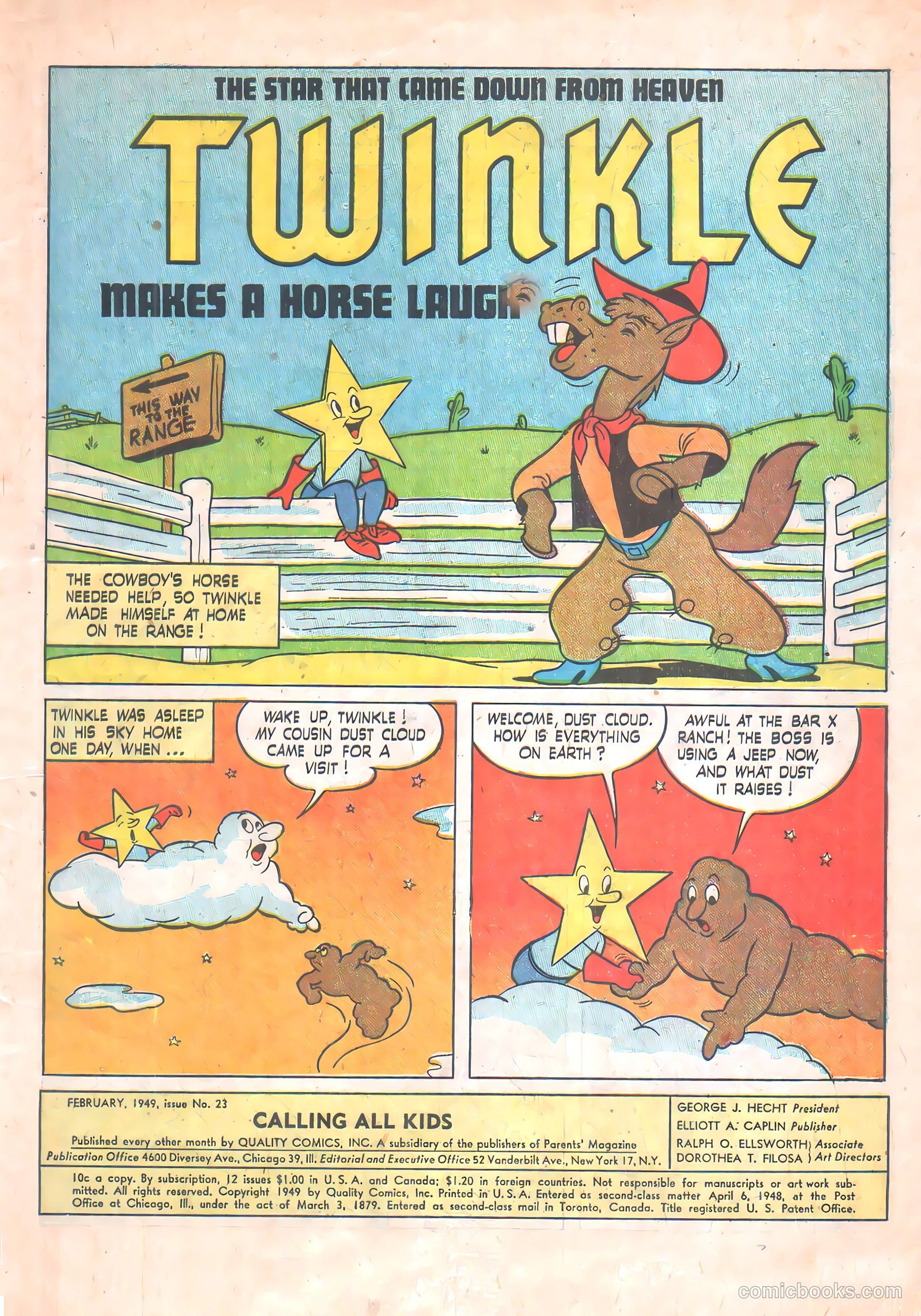 Calling All Kids #23 (1949) — page 3 of 35
