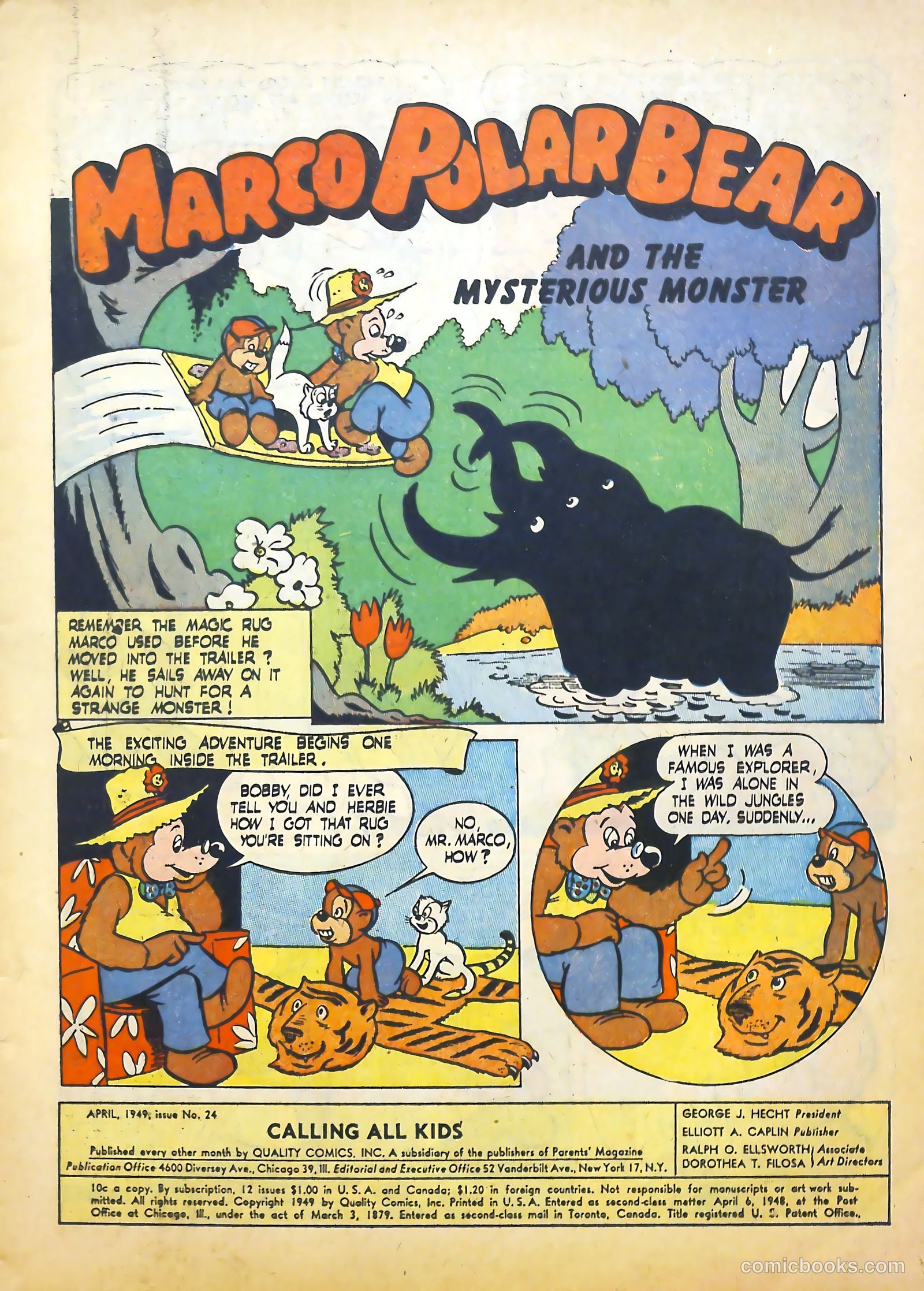 Calling All Kids #24 (1949) — page 3 of 37