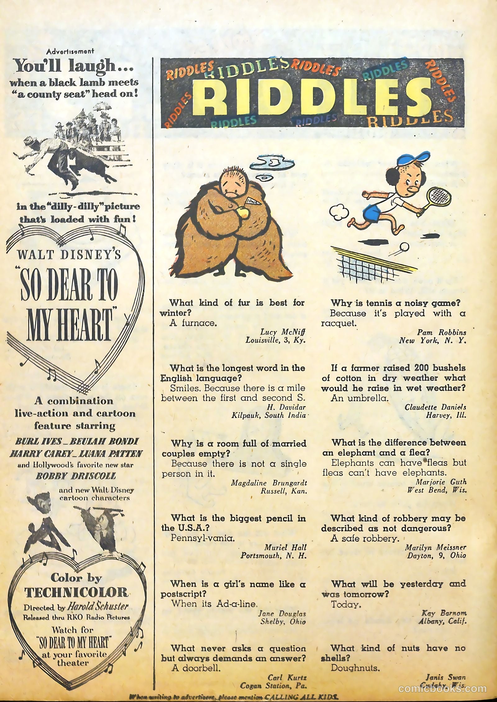 Calling All Kids #24 (1949) — page 20 of 37