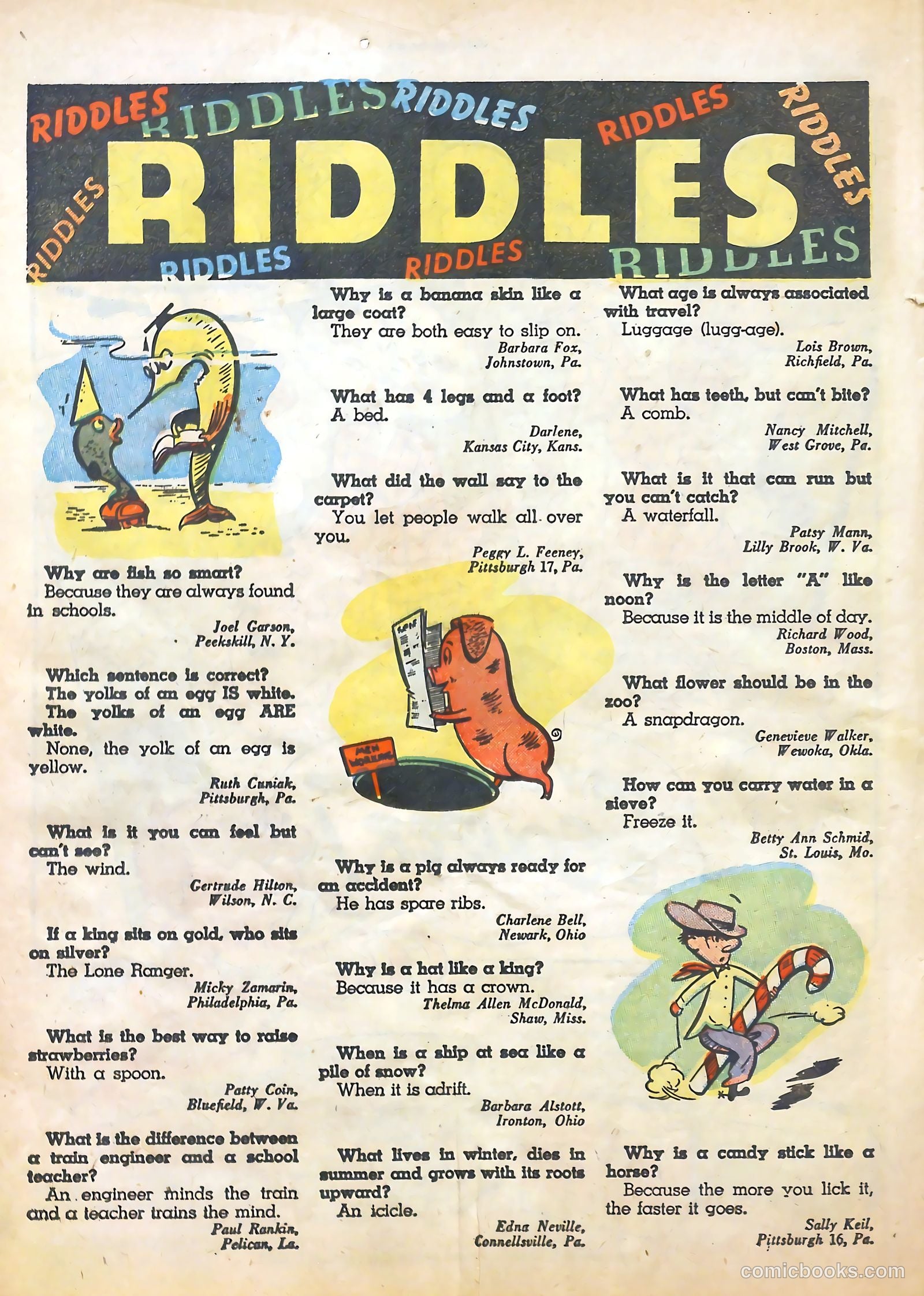 Calling All Kids #25 (1949) — page 22 of 36