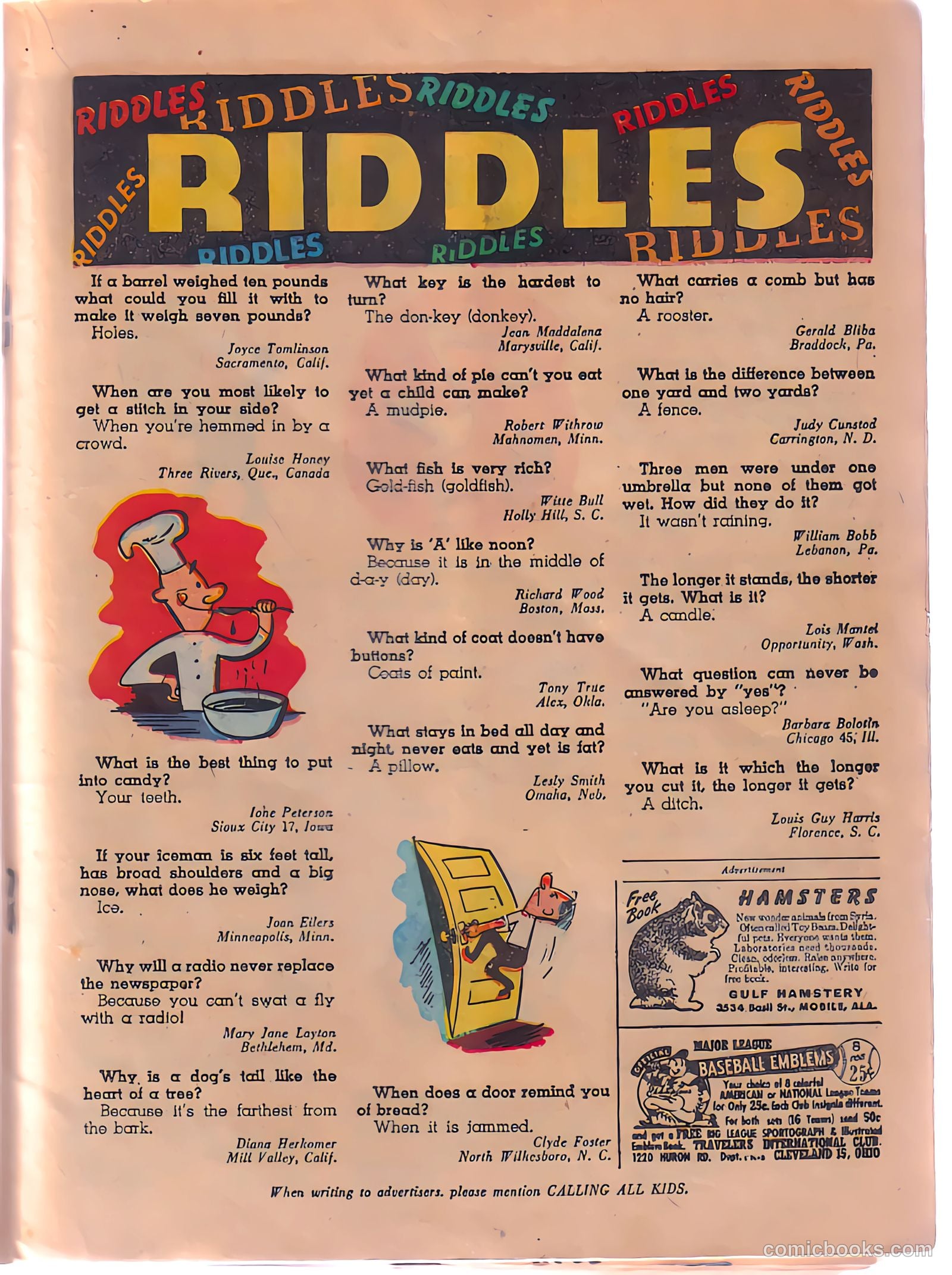 Calling All Kids #26 (1949) — page 19 of 36