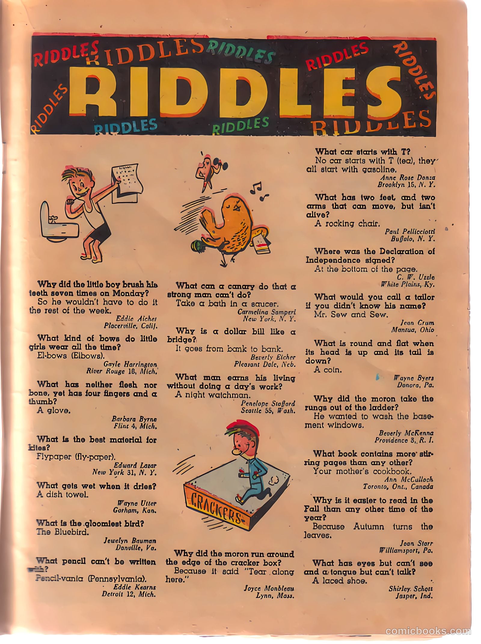 Calling All Kids #26 (1949) — page 21 of 36