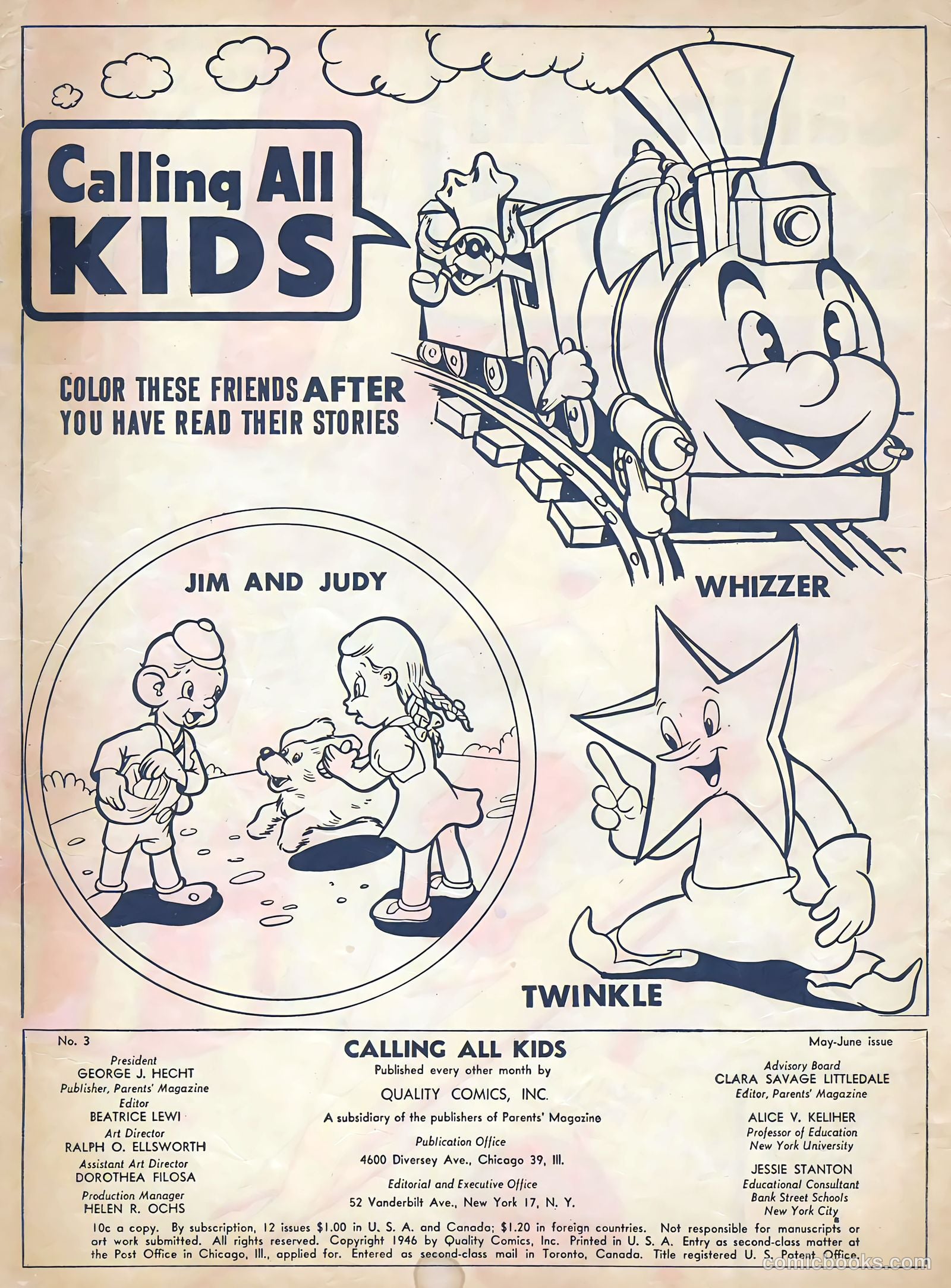 Calling All Kids #3 (1946) — page 2 of 53