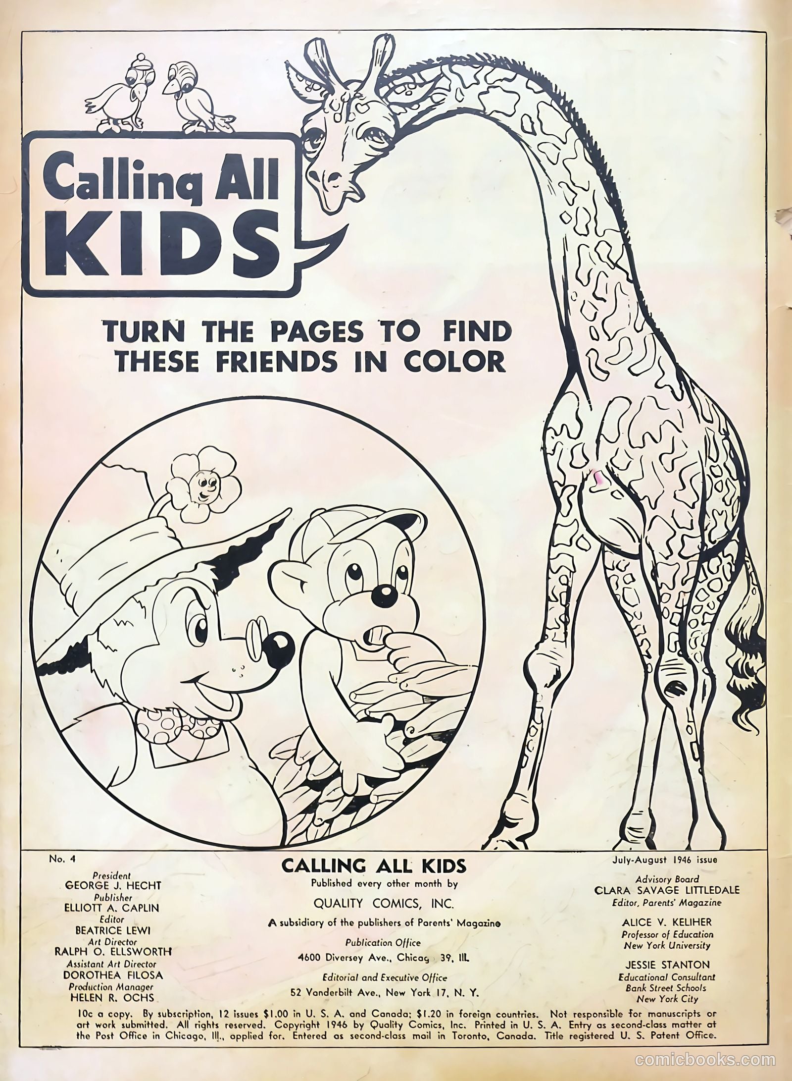 Calling All Kids #4 (1946) — page 2 of 52